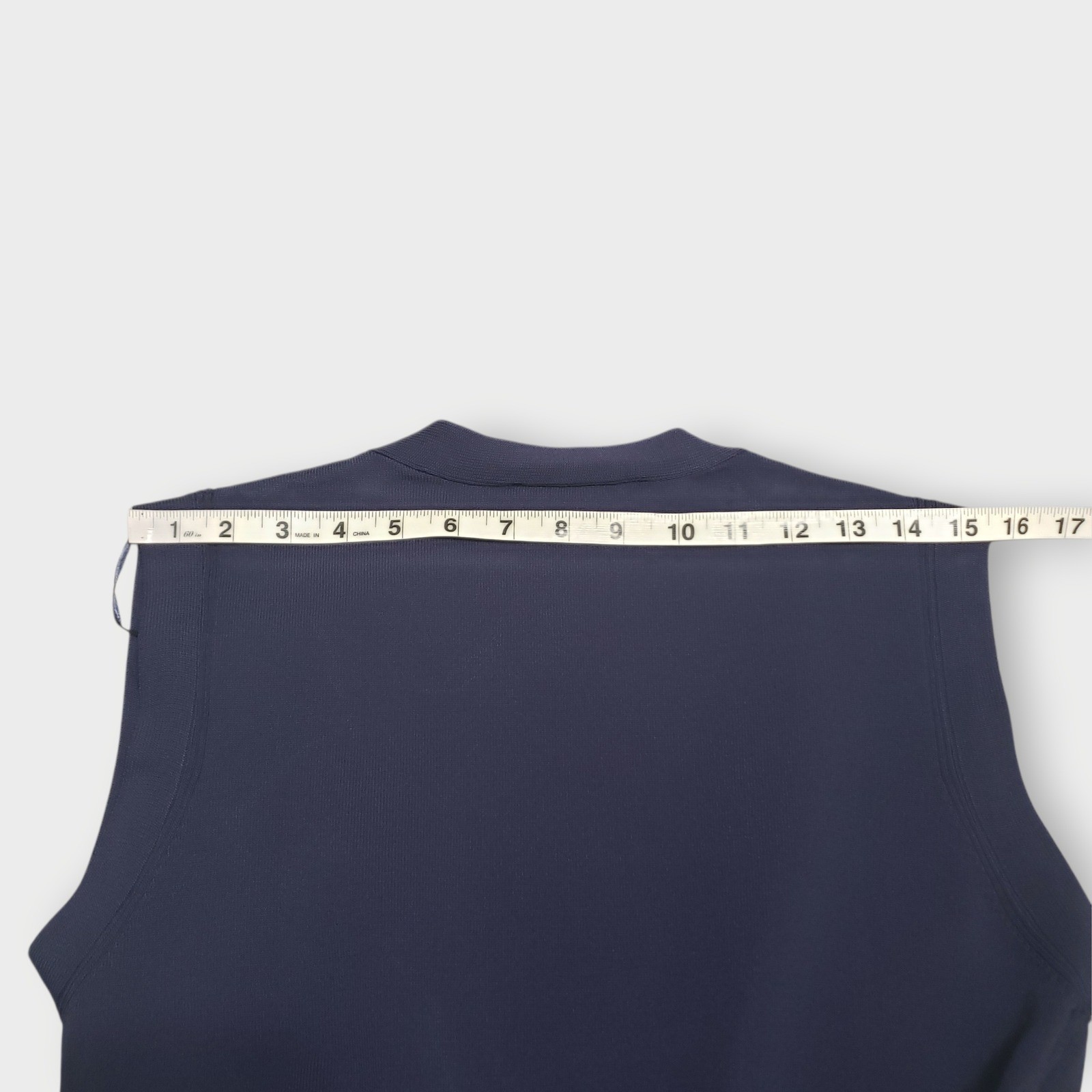 NWT Lioness Tiny Dancer Top Navy Blue Sz L Deep Plunge V-Neck Faux Wrap Tie Crop