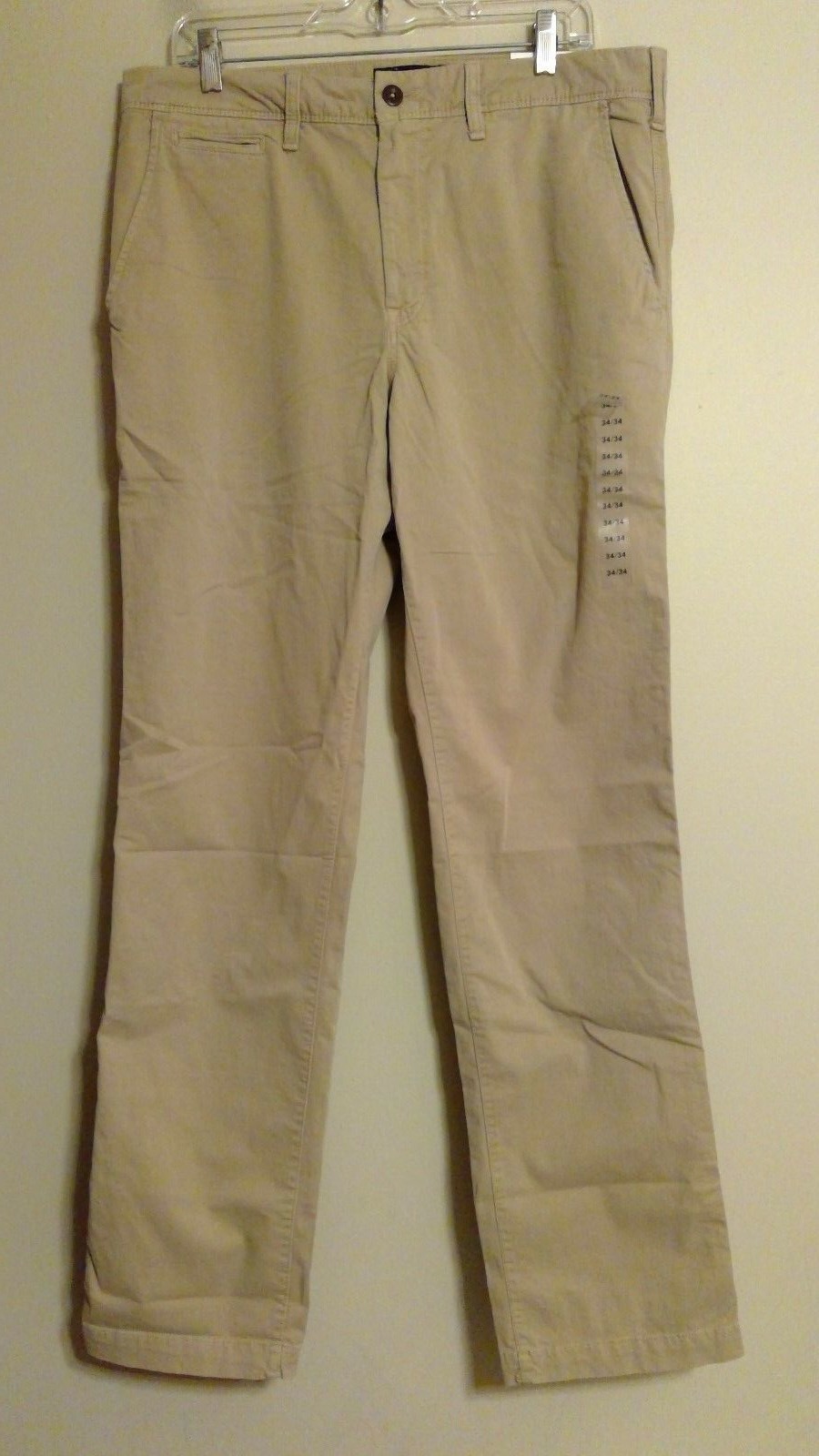 NWT AMERICAN EAGLE NxtFlex OrigStraight Khaki W:28-29-30-32-34 I:30-32-34-36
