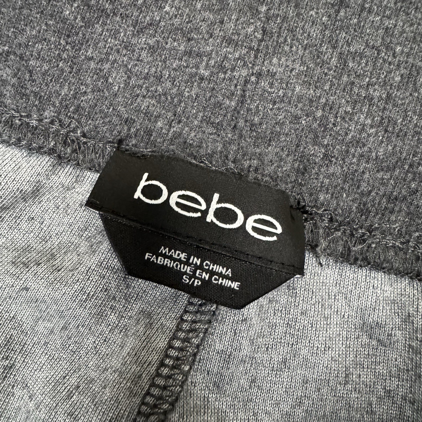 Two Pairs Bebe Vintage Y2K Sweatpants Black & Gray Size Small