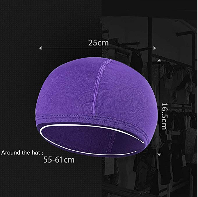 Polyester Biker Skull Cap Motorcycle Head Wrap Du Doo Do Rag Hat Beanie