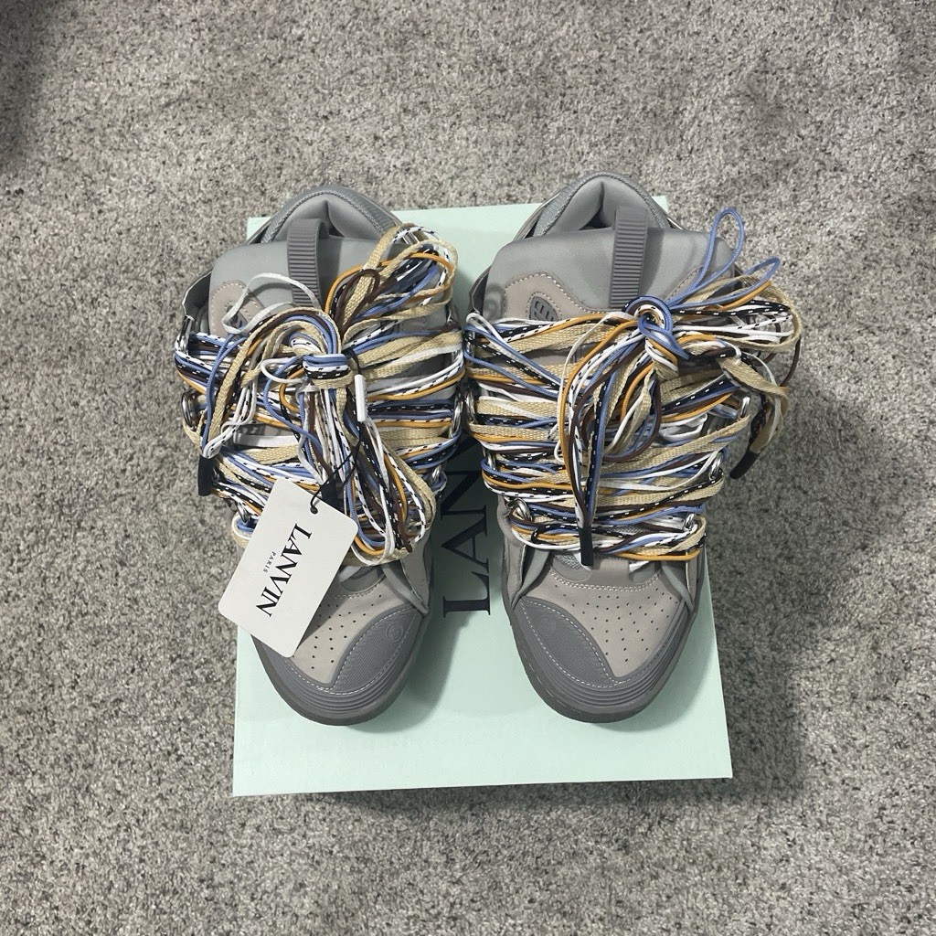 Lanvin Multi Color Laced Curbs
