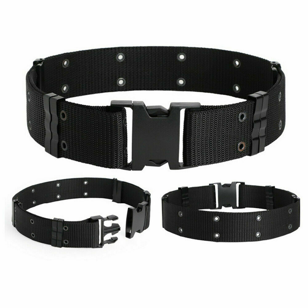 Military Pistol Belt Nylon Tactical Webbing Belt ALICE Marine Corps Type Belt US
