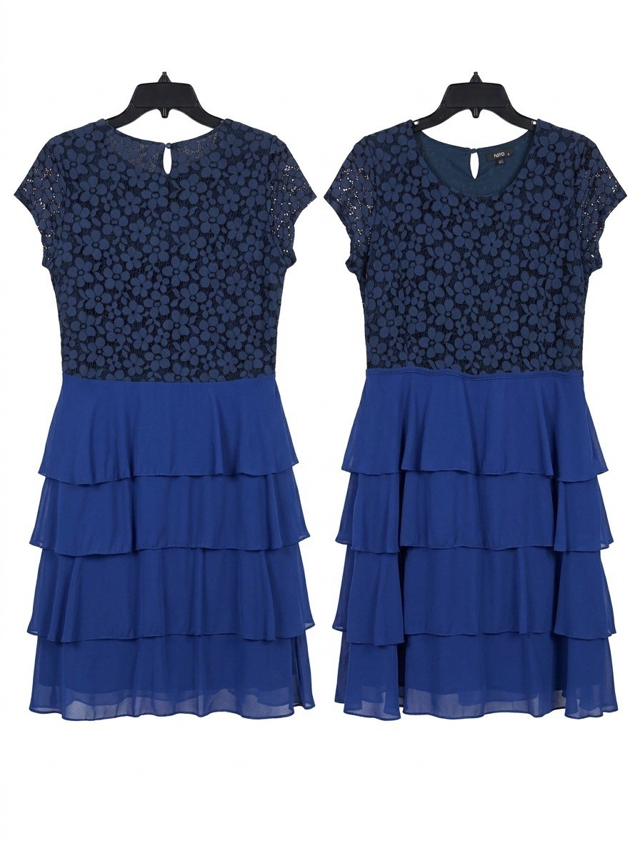 Xara Dark Blue Knee Length Dress Size XL