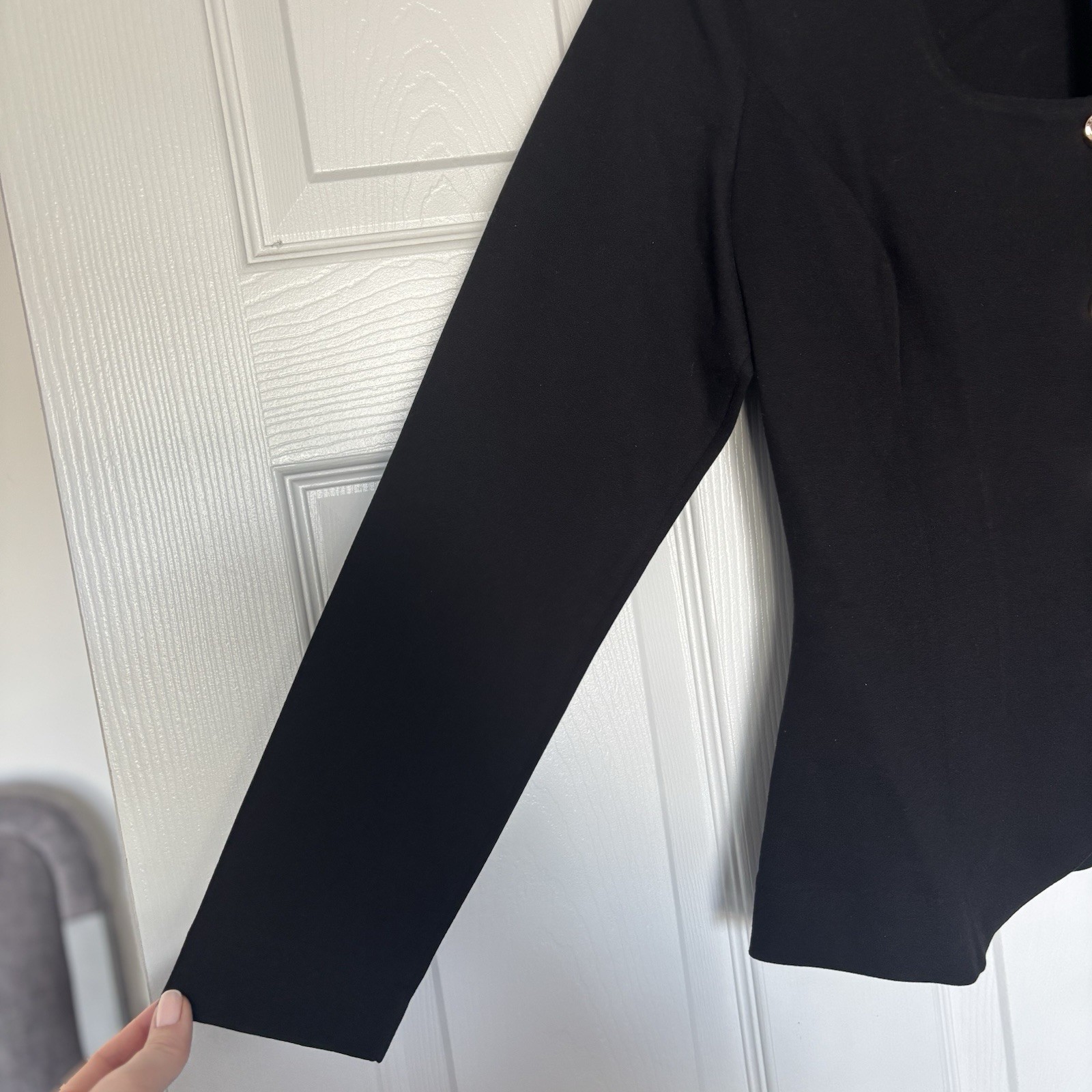 Primark Black Jacket Blazer Button Up Size 12/14 BNWT Smart Casual Formal Work