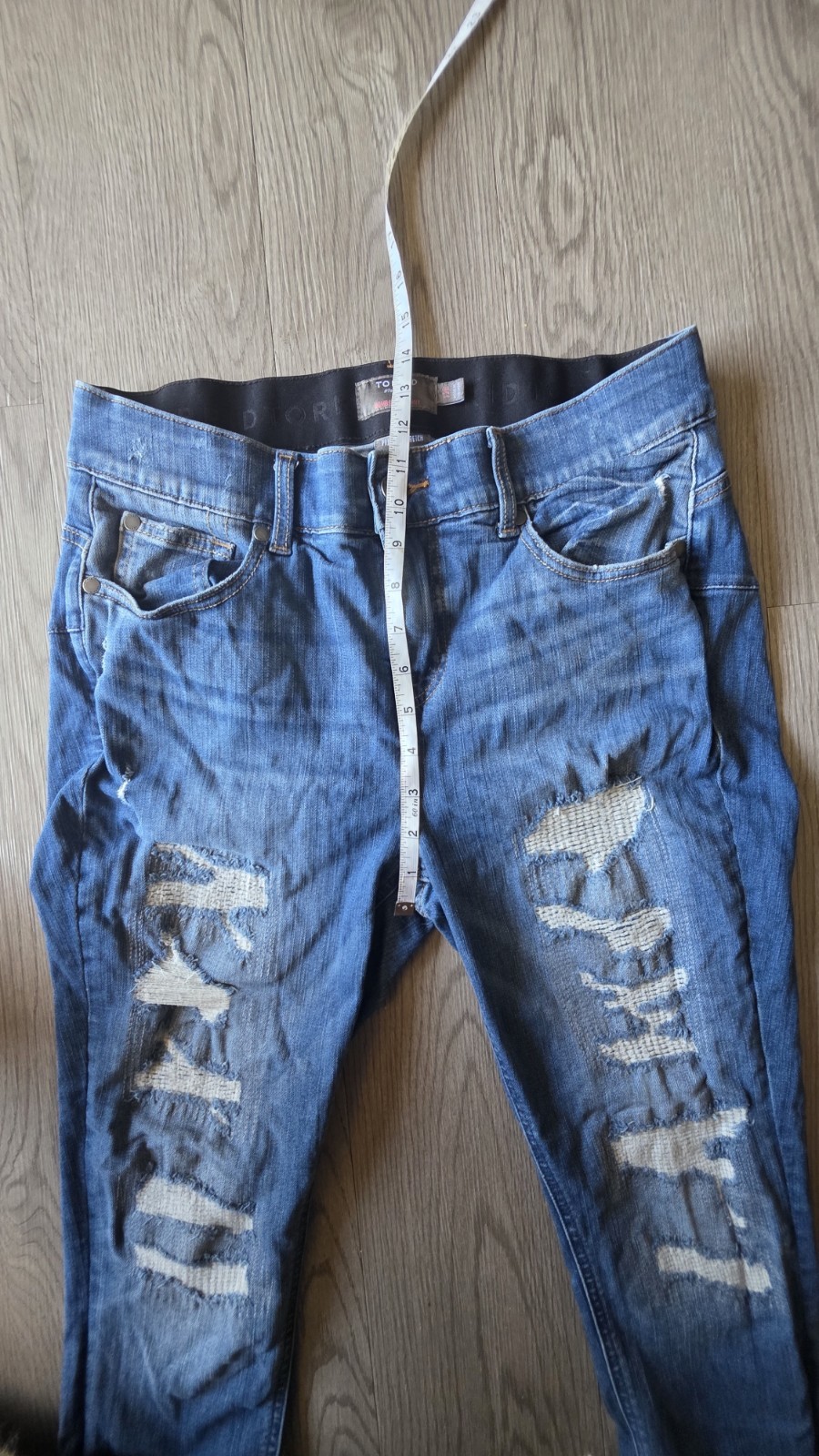 Torrid Bombshell Skinny Jeans – Size 12R – Weared Blue with Stretch