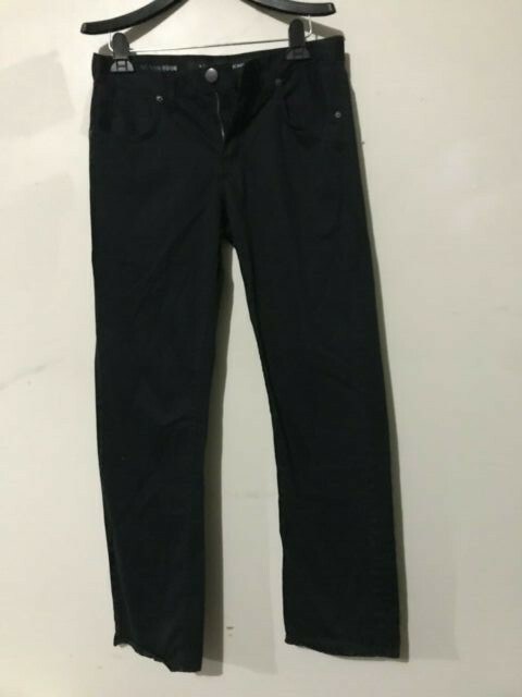 Marc Anthony Size 30W X 30L Slim Fit Black Pant Men Cotton