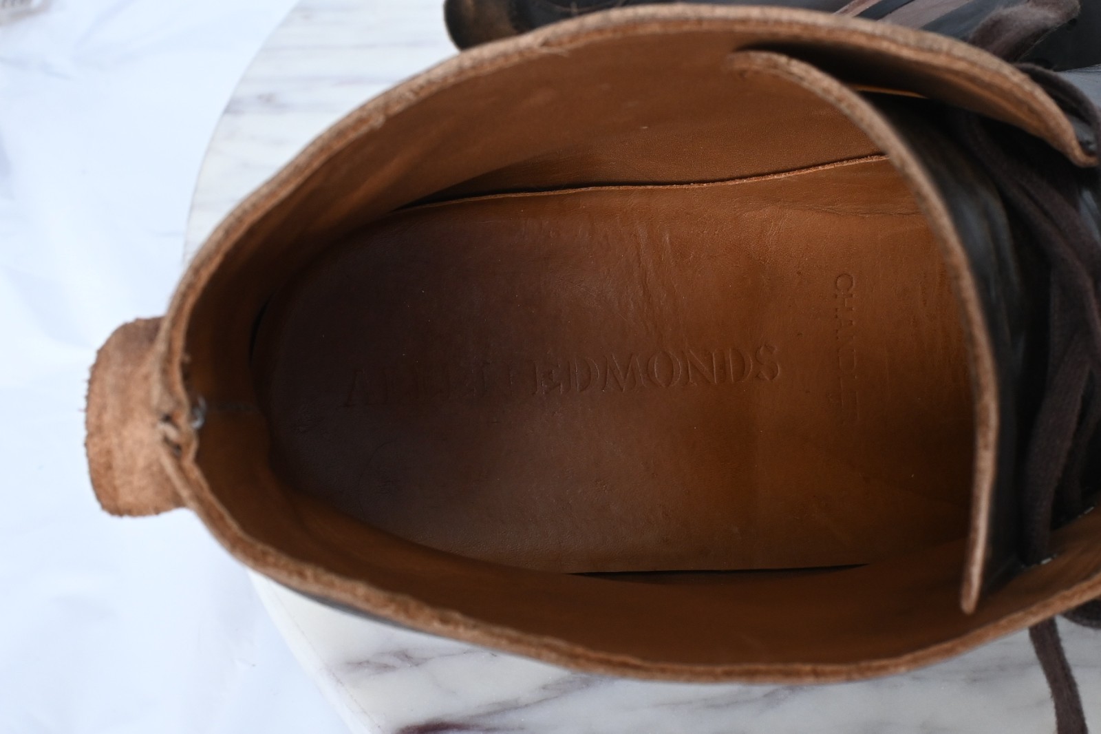 Allen Edmonds Chandler Chukka Brown Leather Laced Up Ankle Boots Men’s Sz 10.5