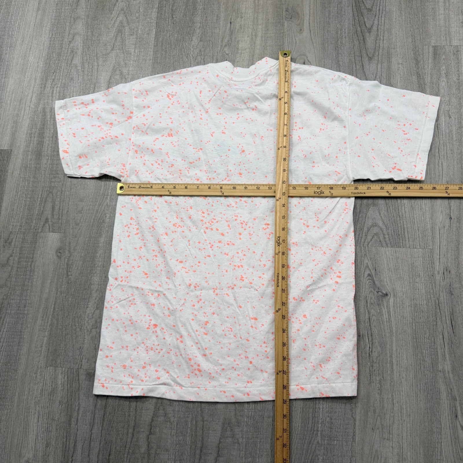 Vintage Iams Pet Food All Over Print Shirt Men’s Large White Orange 90s Cat Dog