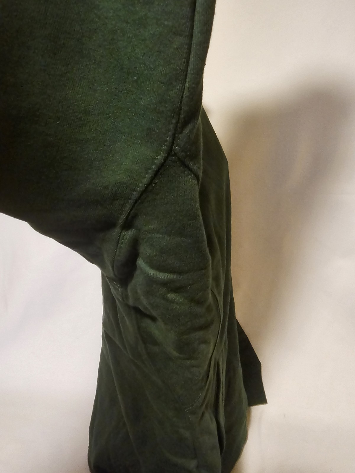 Arborwear Cotton Double Thick Half Zip Sweatshirt Size Large Forest Green