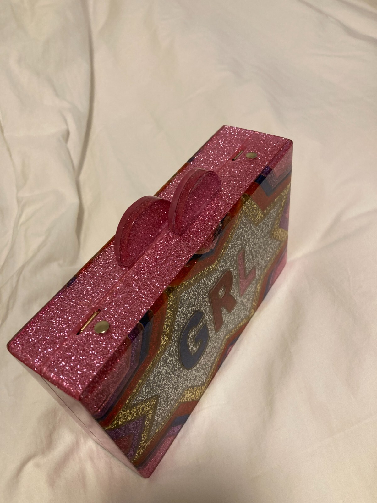 ELIZABETH SUTTON COLLECTION Glitter clutch purse