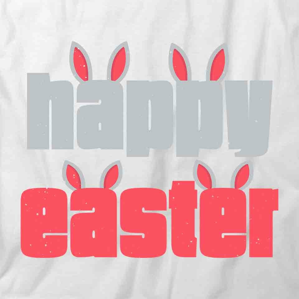 HAPPY EASTER TShirt Tee Short-Sleeved Cotton HOLIDAY CLOTHING S1WSA407