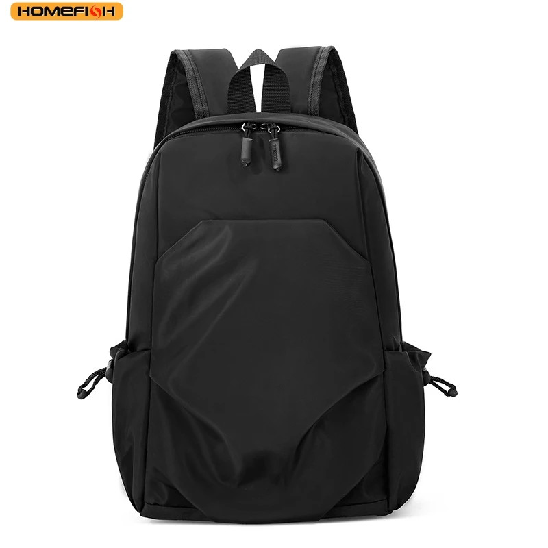 Fashion Mini Men’s Black Backpack 2026 Canvas Waterproof Travel