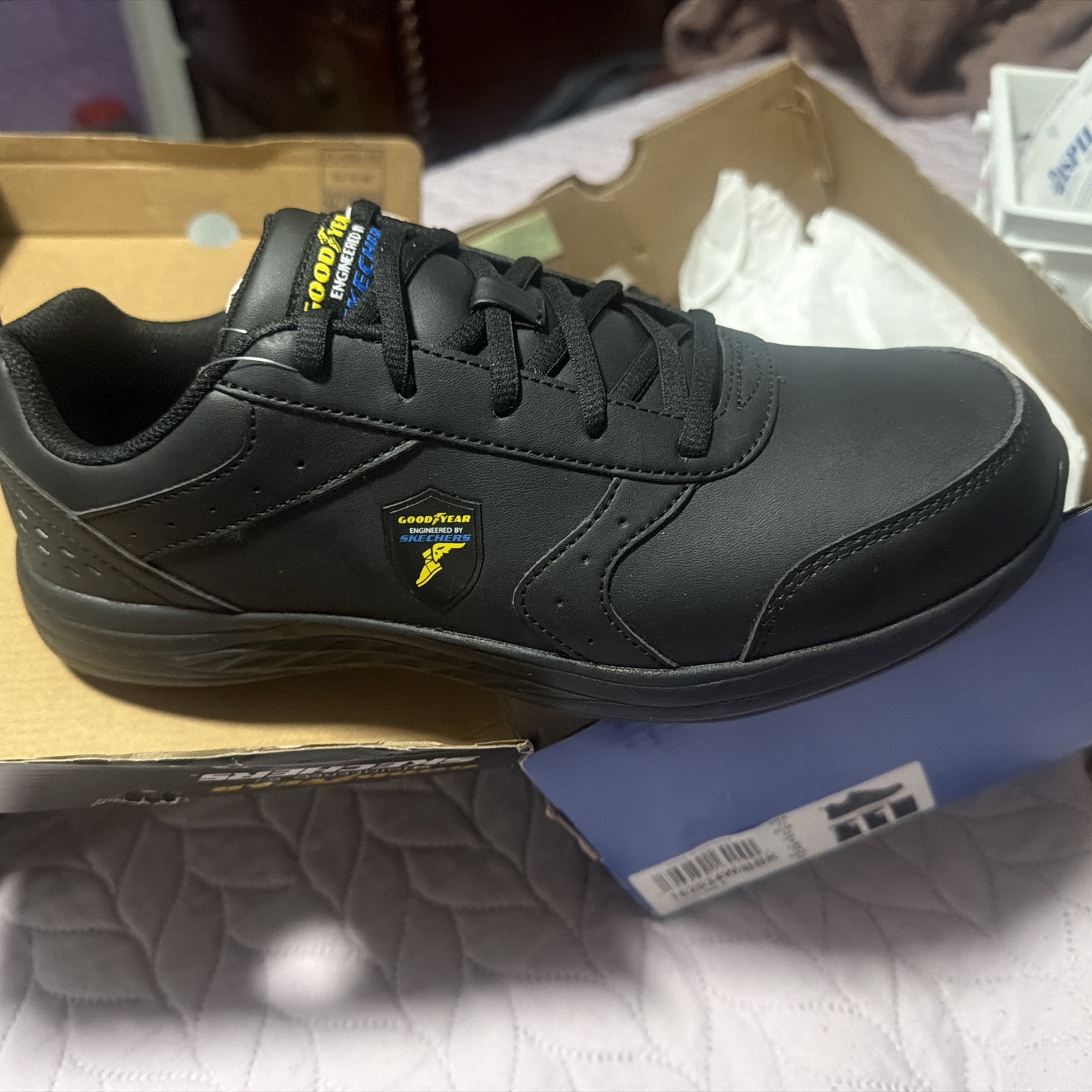 NEW Goodyear Engineered by Skechers Slip Resistant Work Shoes Women’s-11