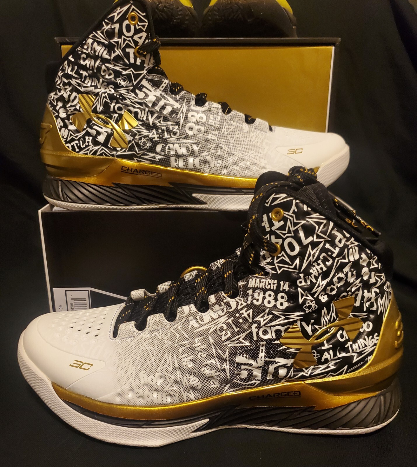 DS UNDER ARMOUR CURRY 30 B2B BACK 2 BACK MVP PACK SIZE 7 LIMITED BASKETBALL 2016