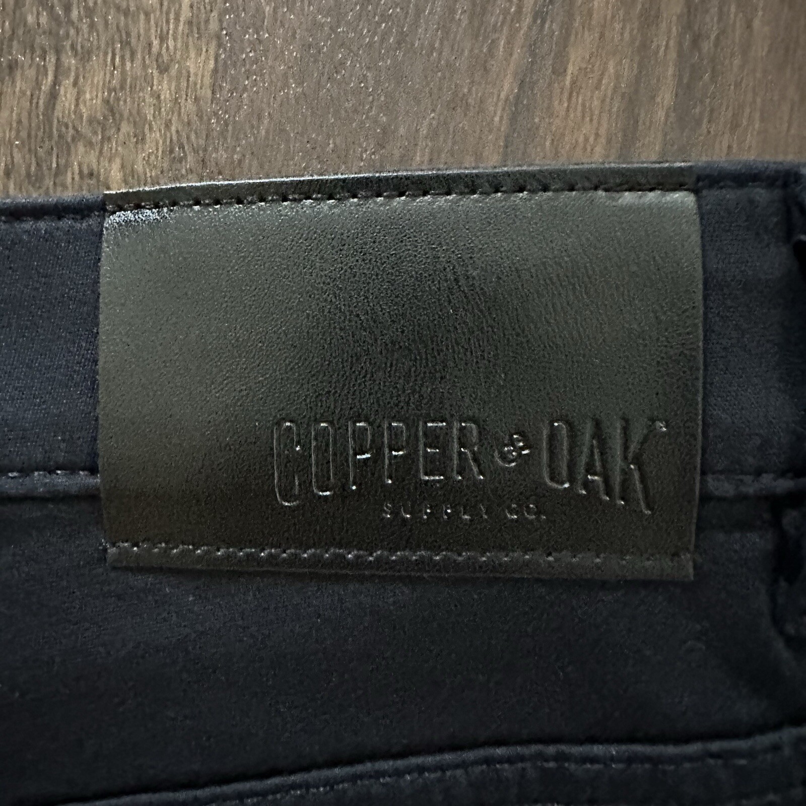 Copper & Oak NWT Men’s 36×30 Fenwick Flex-Comfort 5-Pocket Pants Black NWT $65