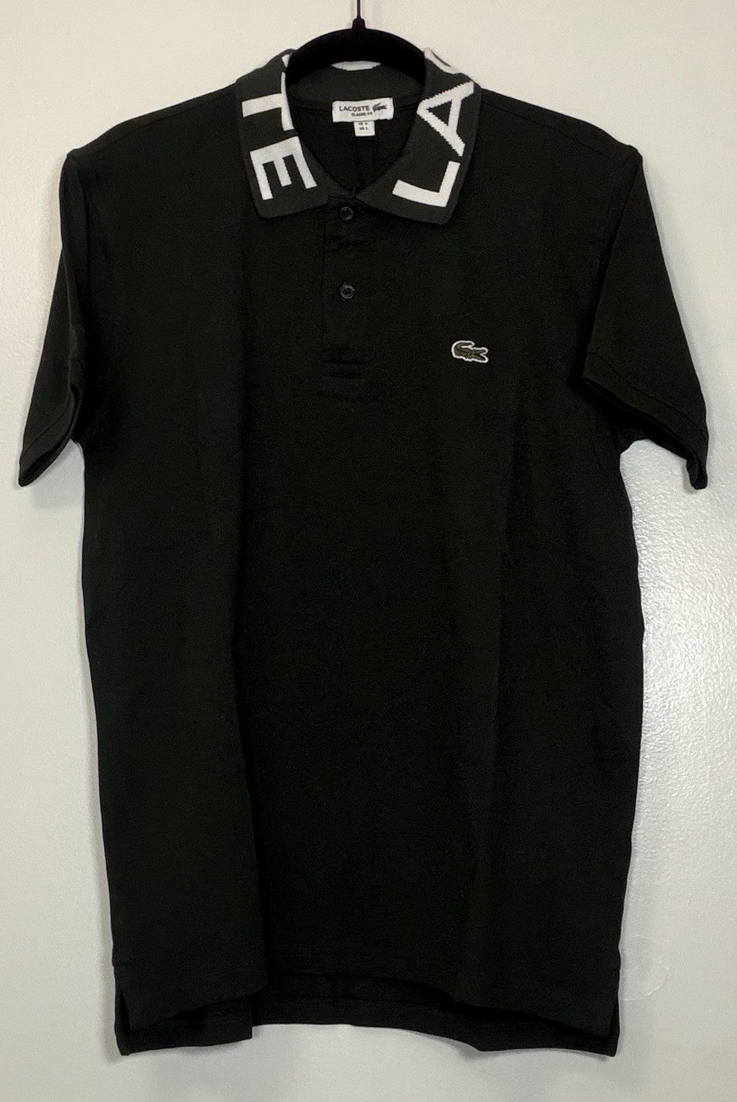 Lacoste Men’s Dark Green Polo Shirt Classic Fit Short Sleeve Logo Collared L