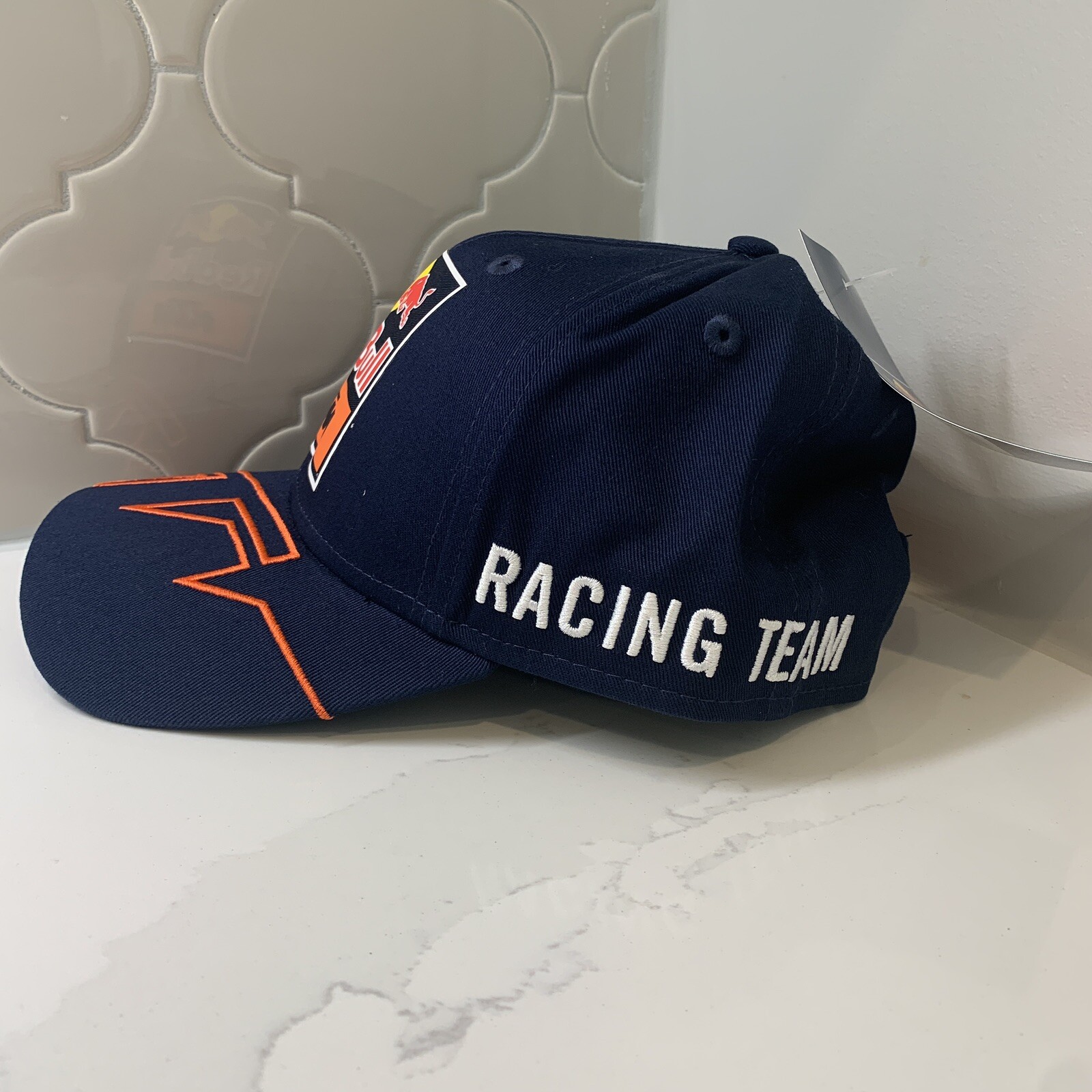 New Era Red Bull KTM Motocross Racing Team Navy Adjustable Snapback Hat Cap OSFM