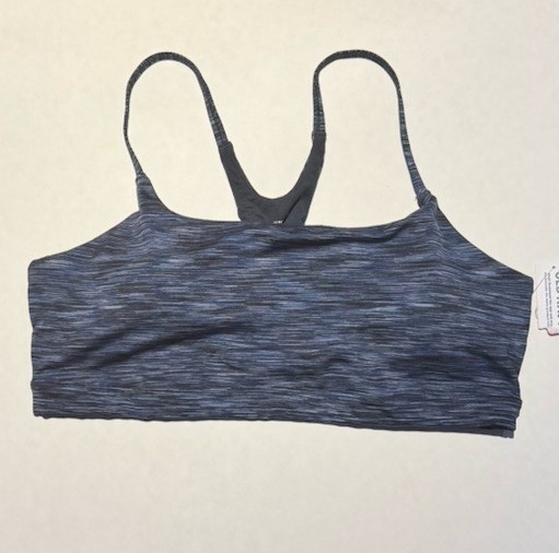 NWT Old Navy Womens Athletic Sports Bra Powersoft Light Support Space-Dye Large