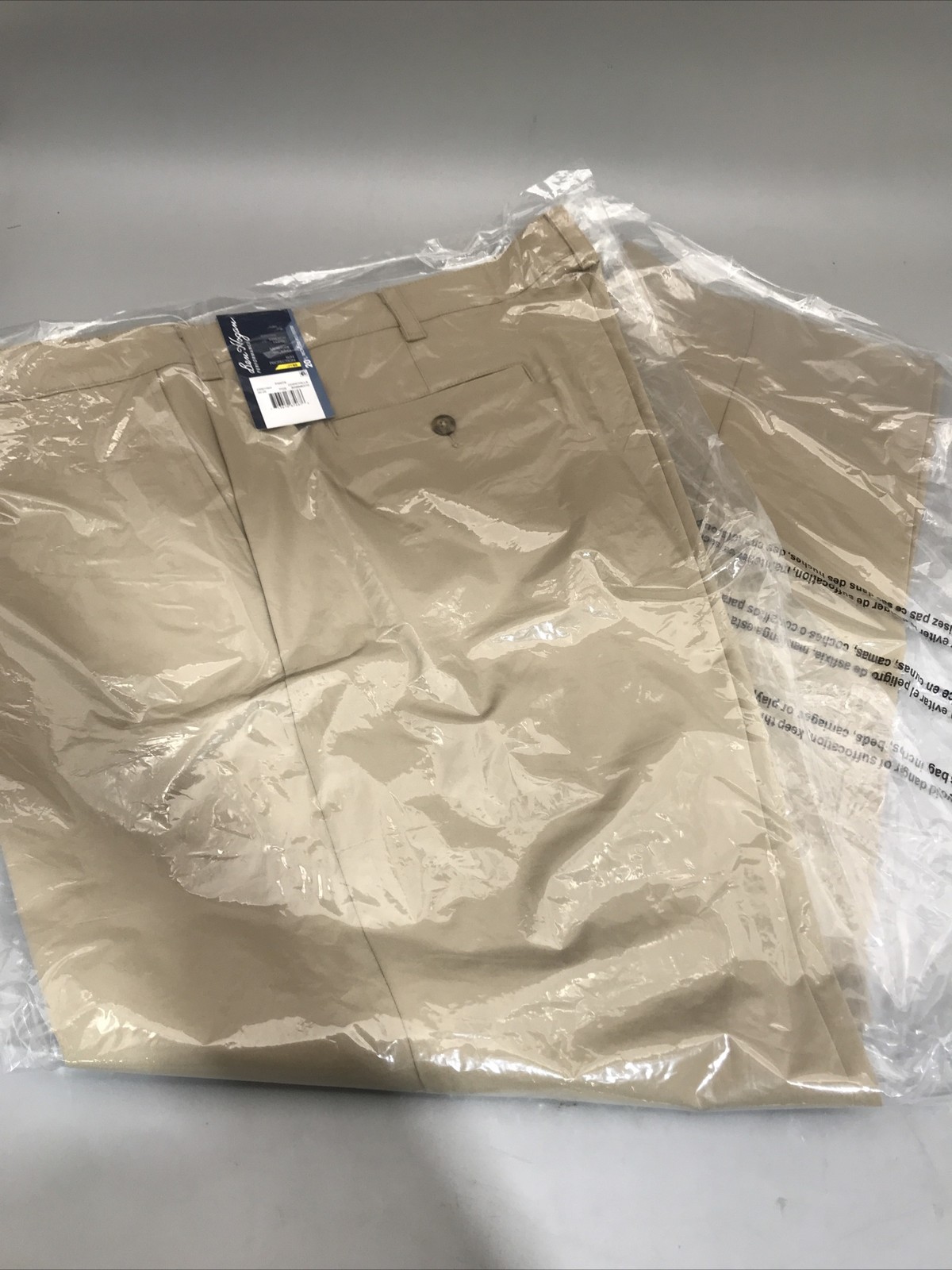 Ben Hogan Mens Performance Pants Stretch Fabric Size 46×30 Chinchilla New