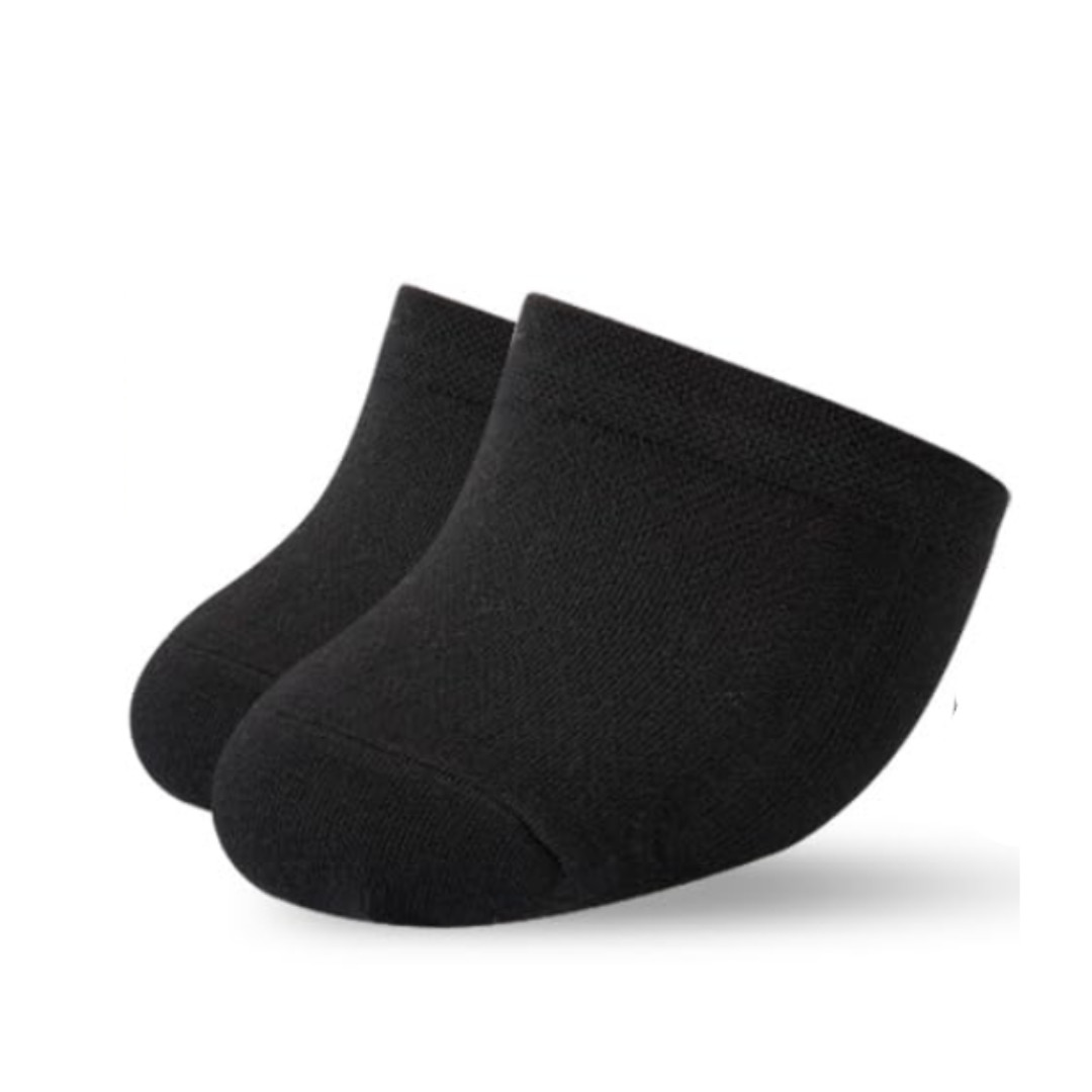 8× Invisible Toe Socks Womens for Mules Half Socks Toe Topper Covers Non-slip US
