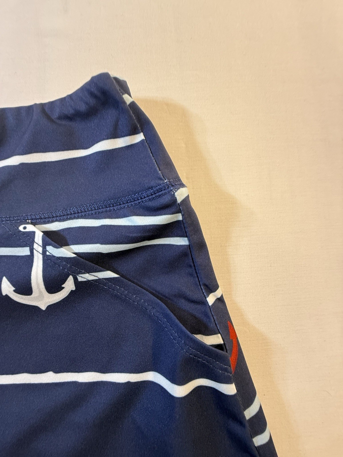 Women’s Ana Clare Active Summer Navy Skort Size XL Nautical Print