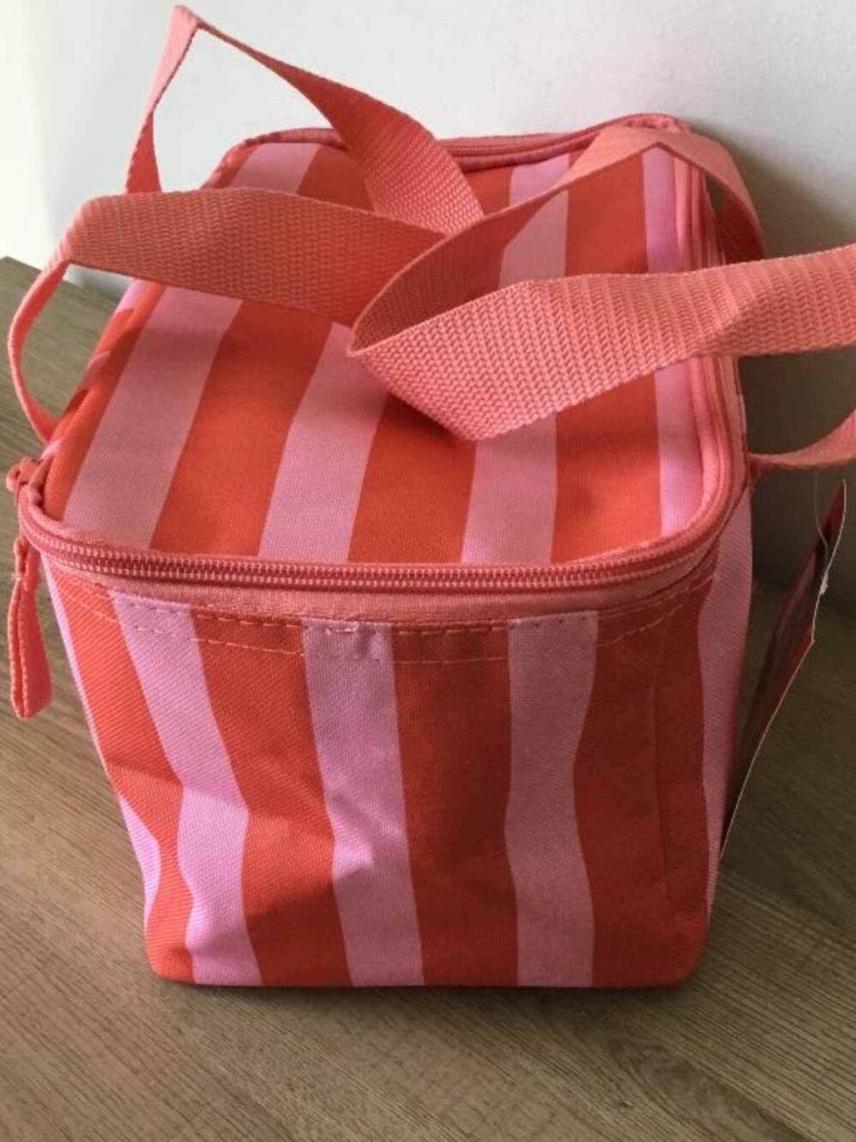 Trader Joe’s Striped Mini Insulated Cooler Bag Red/Pink Limited Edition May 2026