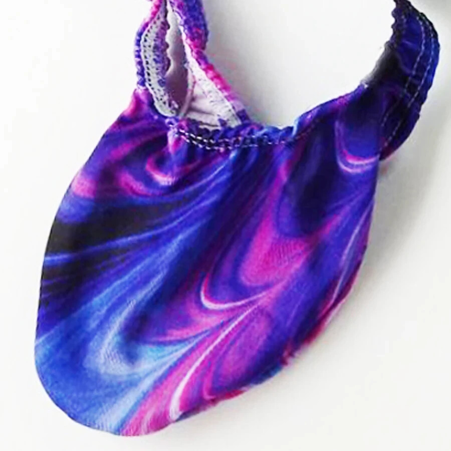USA SELLER MENS SEXY BLUE/PURPLE SWIRL GRAPE SMUGGLERS MICRO THONG-(S/M 28-34)