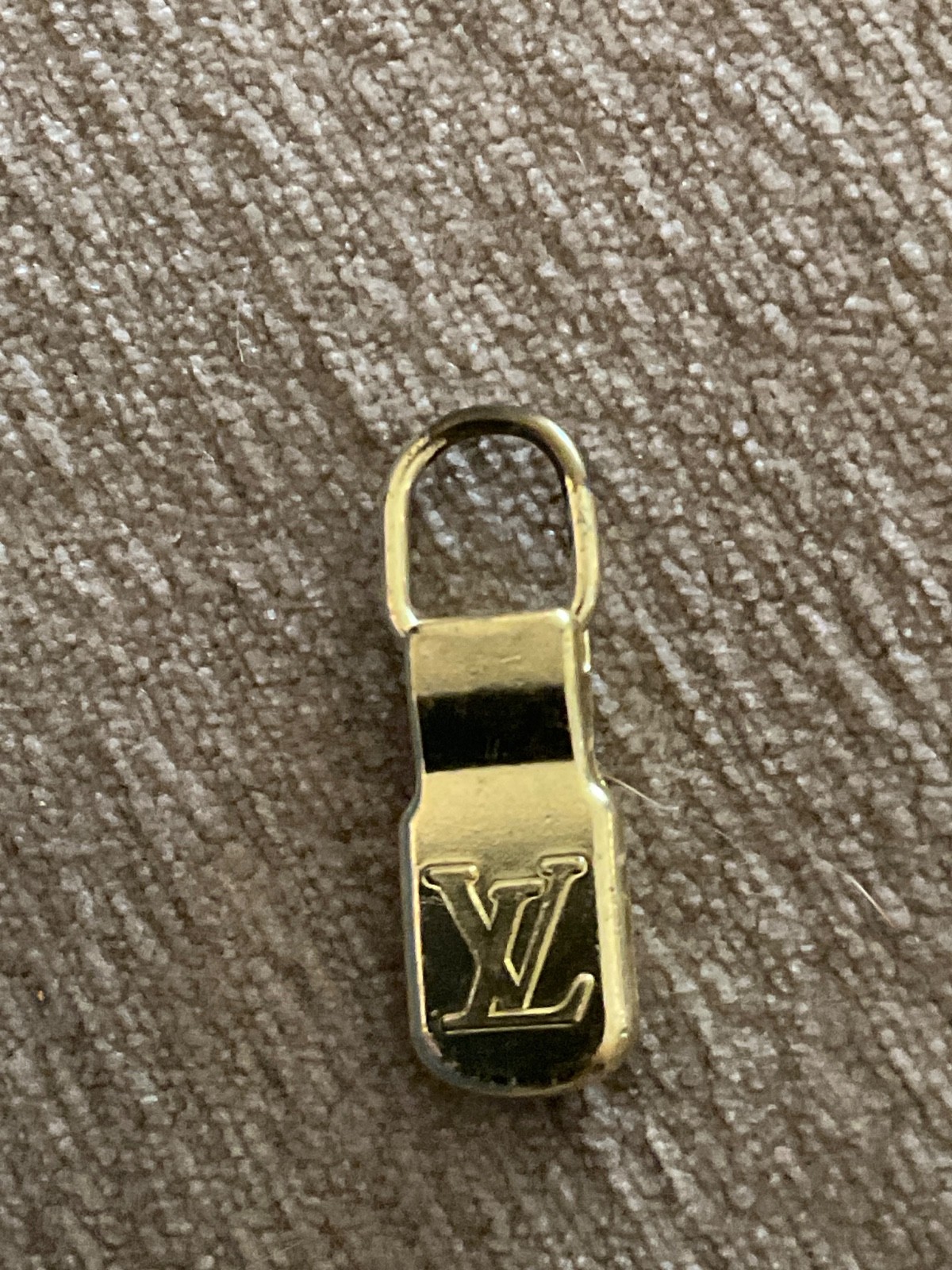 Louis Vuitton Metal Brass Zipper Pull Vintage Repair Reuse Replace Crafts