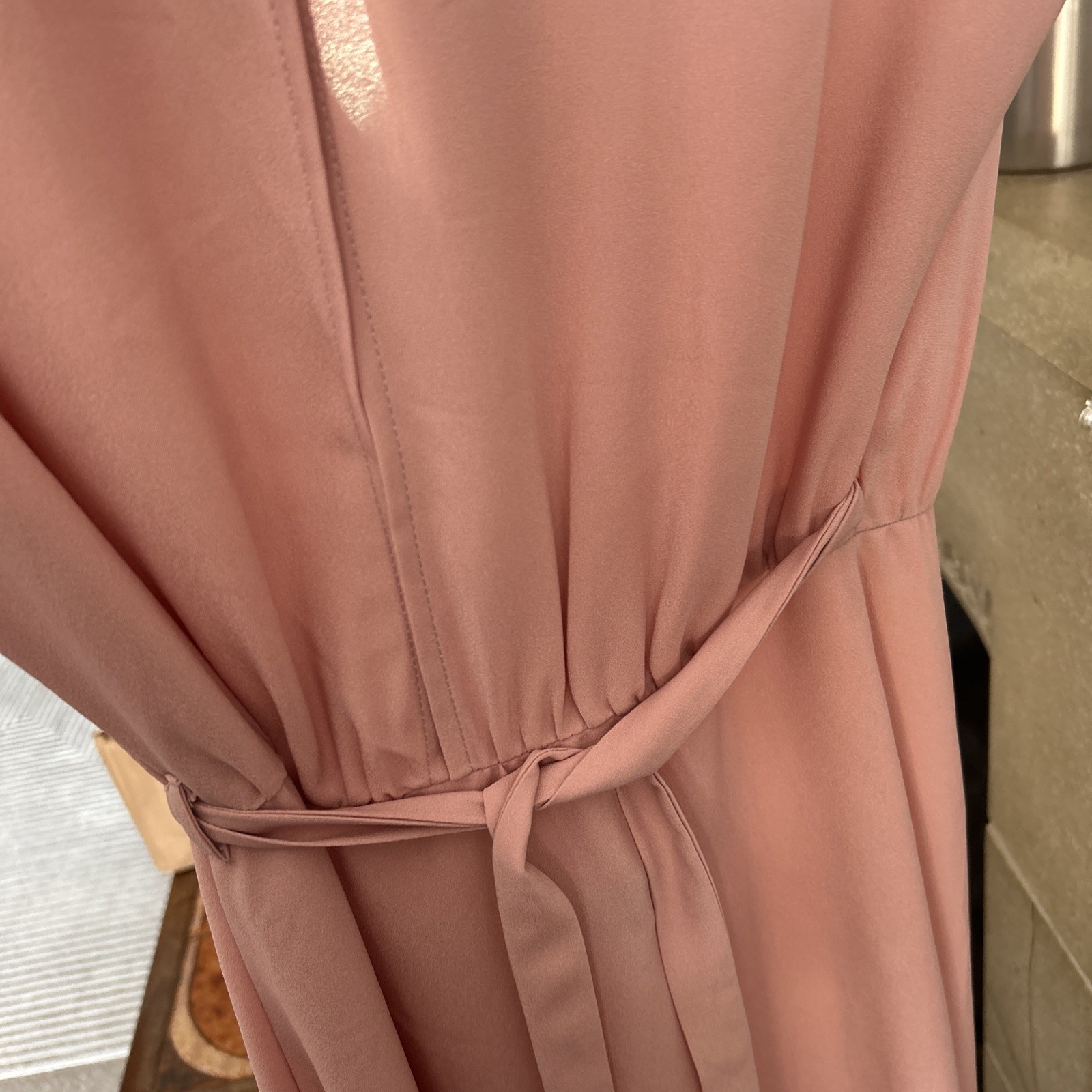 Topshop Asymmetrical Wrap Dress casual/ formal size 8 Pink