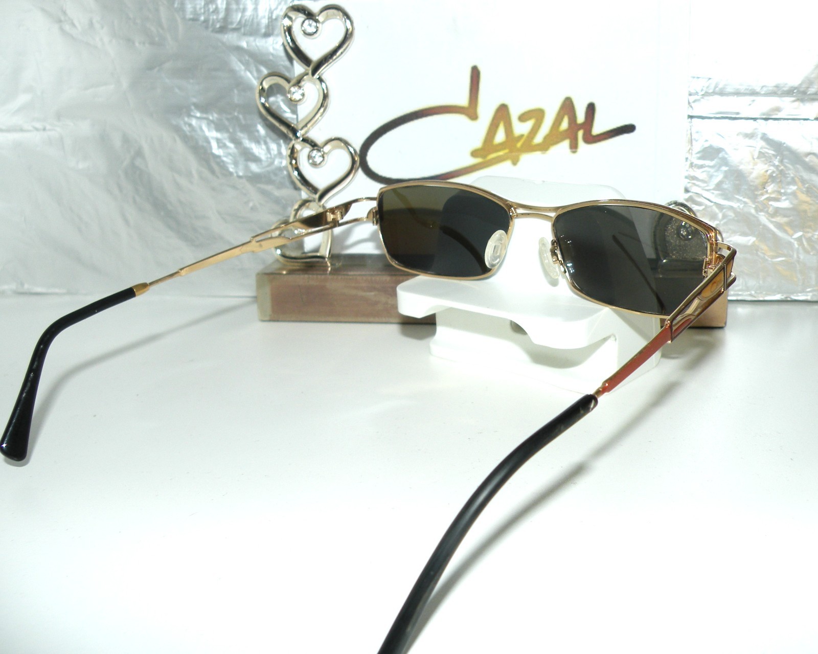VTG 90’s CAZAL MOD 194 COL 712 GEOMETRIC POLARIZED SUNGLASSES FRAME BOX 11 TF RB
