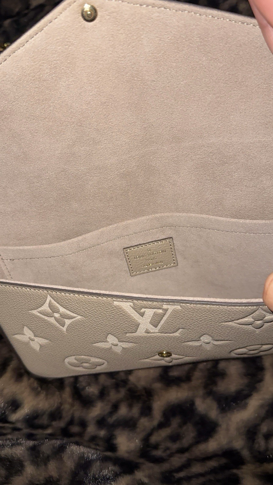 Louis Vuitton Pochette Felicie- Monogram Empreinte Leather