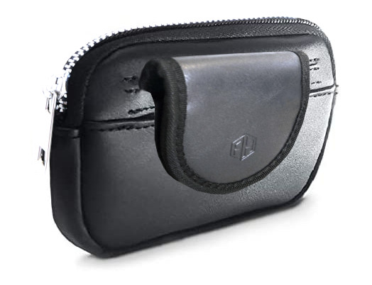 RFID Belt Loop Wallets for Men – Minimalist Genuine Leather Money Carrier Clip
