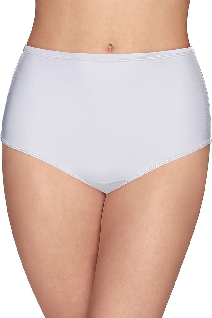 6 Pairs Vanity Fair Illumination BRIEF WHITE 13109 Sz – 6 7 8 9 10 $5 bucks each