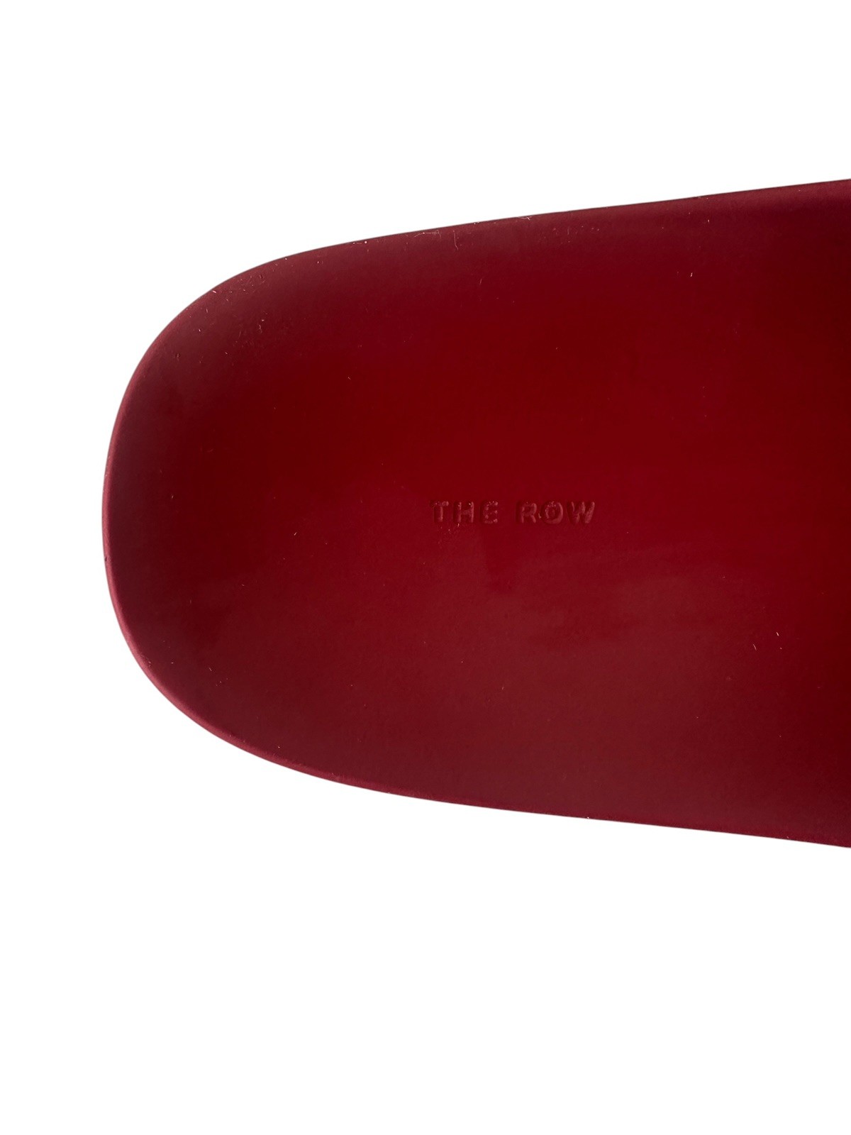 The Row AMA Slide Sandals – Red Rubber Slides – EU 40 / US 9 – Made in Italy