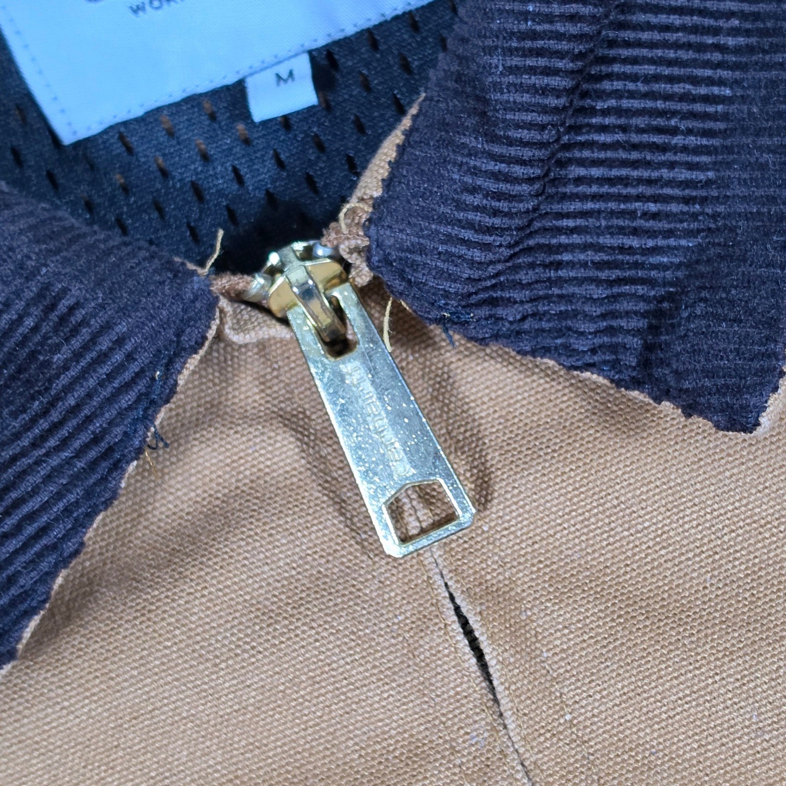 Carhartt WIP Detroit Jacket “Spring Edition” Mesh Interior Brown Men Size Medium