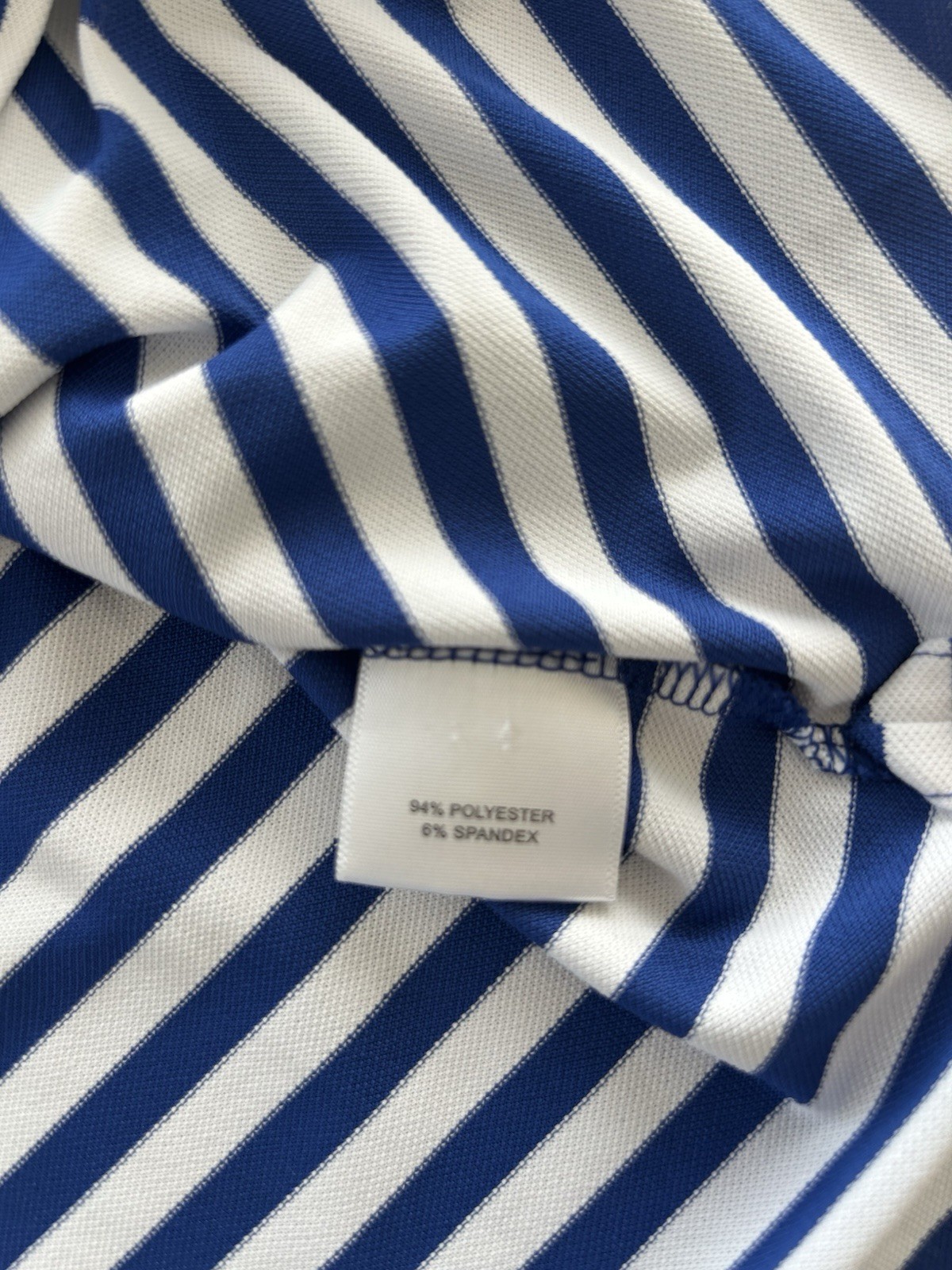 Peter Millar Summer Comfort Polo Blue Striped- XL- EXCELLENT CONDITION!!!