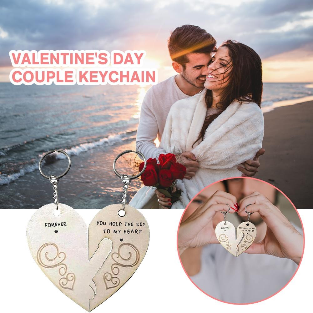 ❤️Couple Gift for Boyfriend and Girlfriend-You Hold The Key To My Heart Keychain