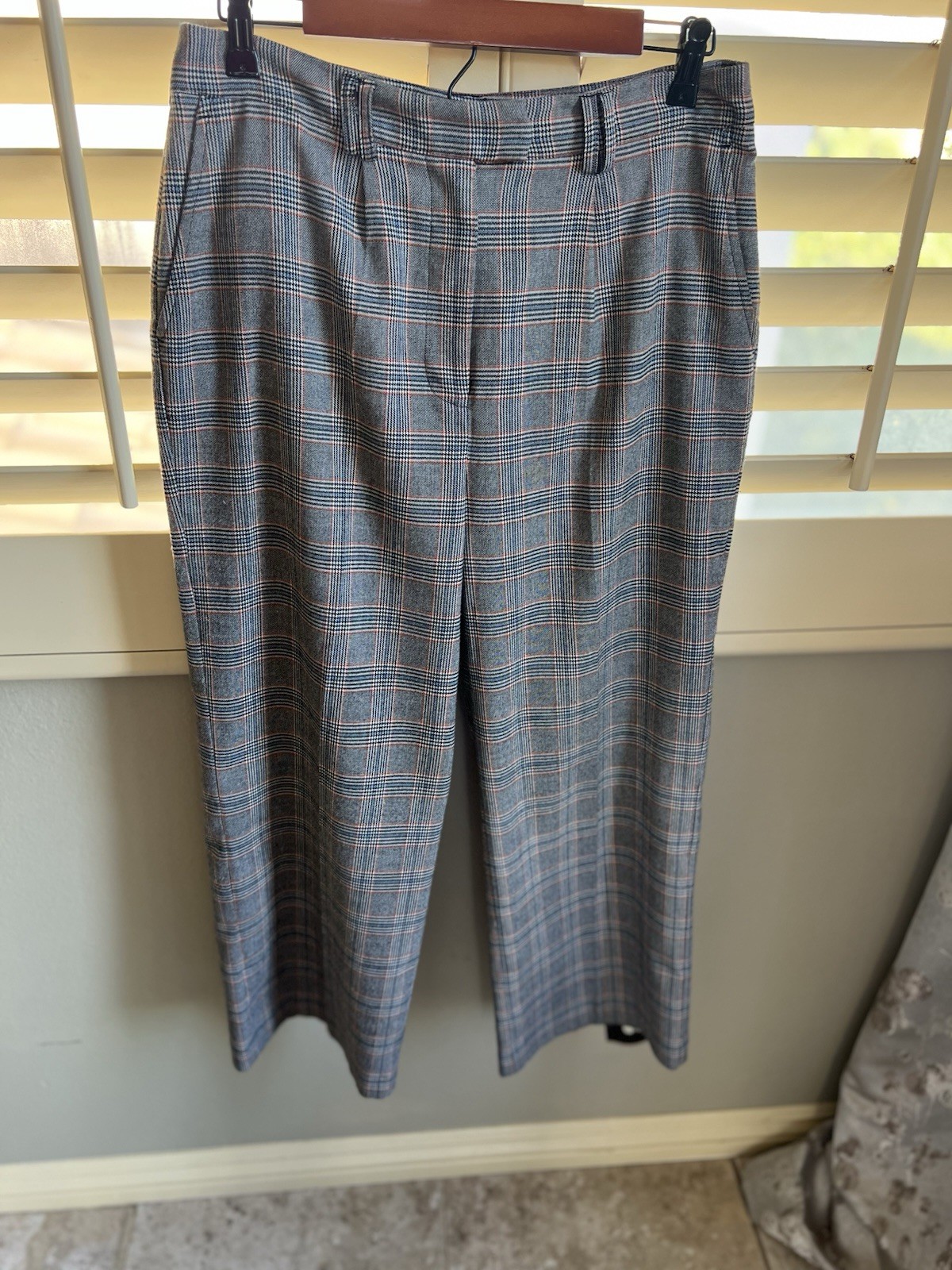 Chelsea28 Plaid Cropped Wide Leg Pants – Women’s Size 10