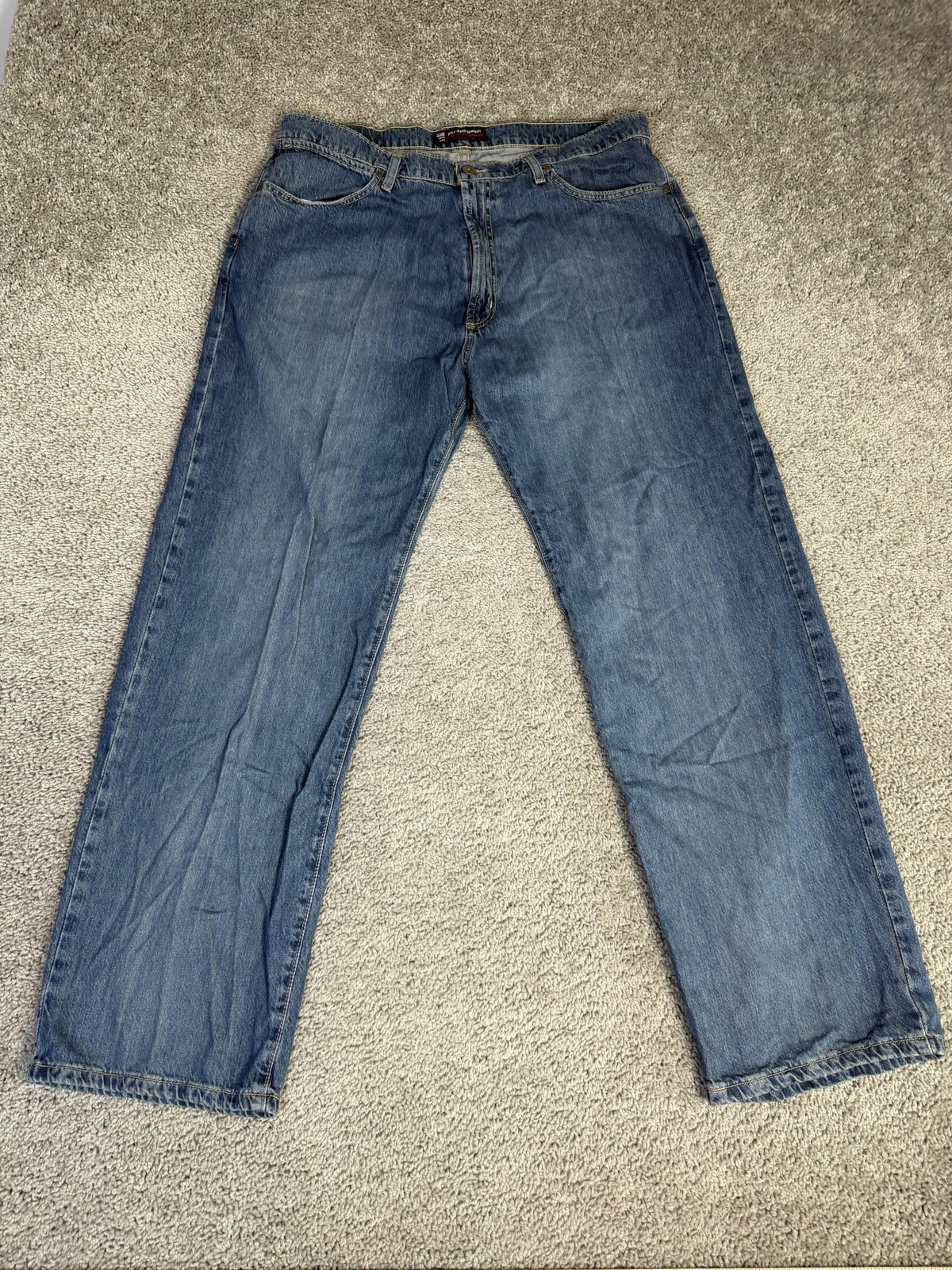 Polo Jeans Company Jeans Mens 38×32 Blue RL Langley Straight Relaxed Denim