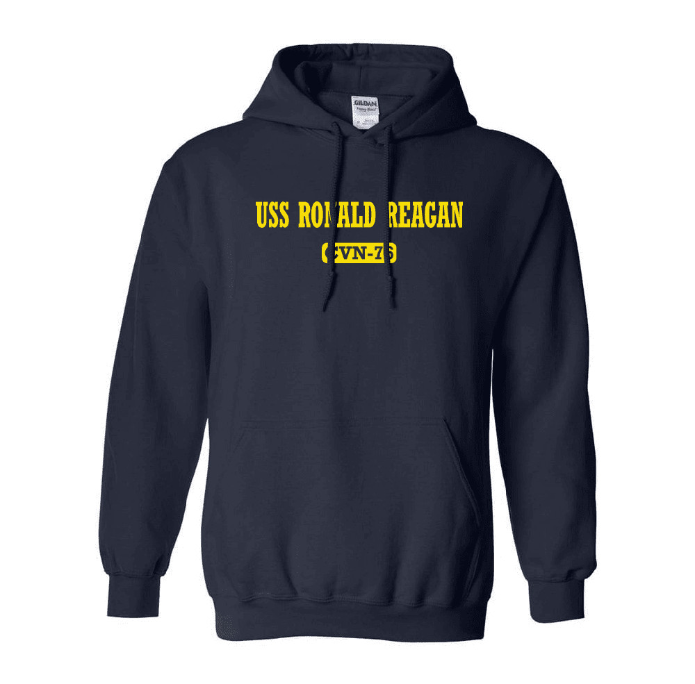 USS Ronald Reagan CVN-76 Hooded Sweatshirt