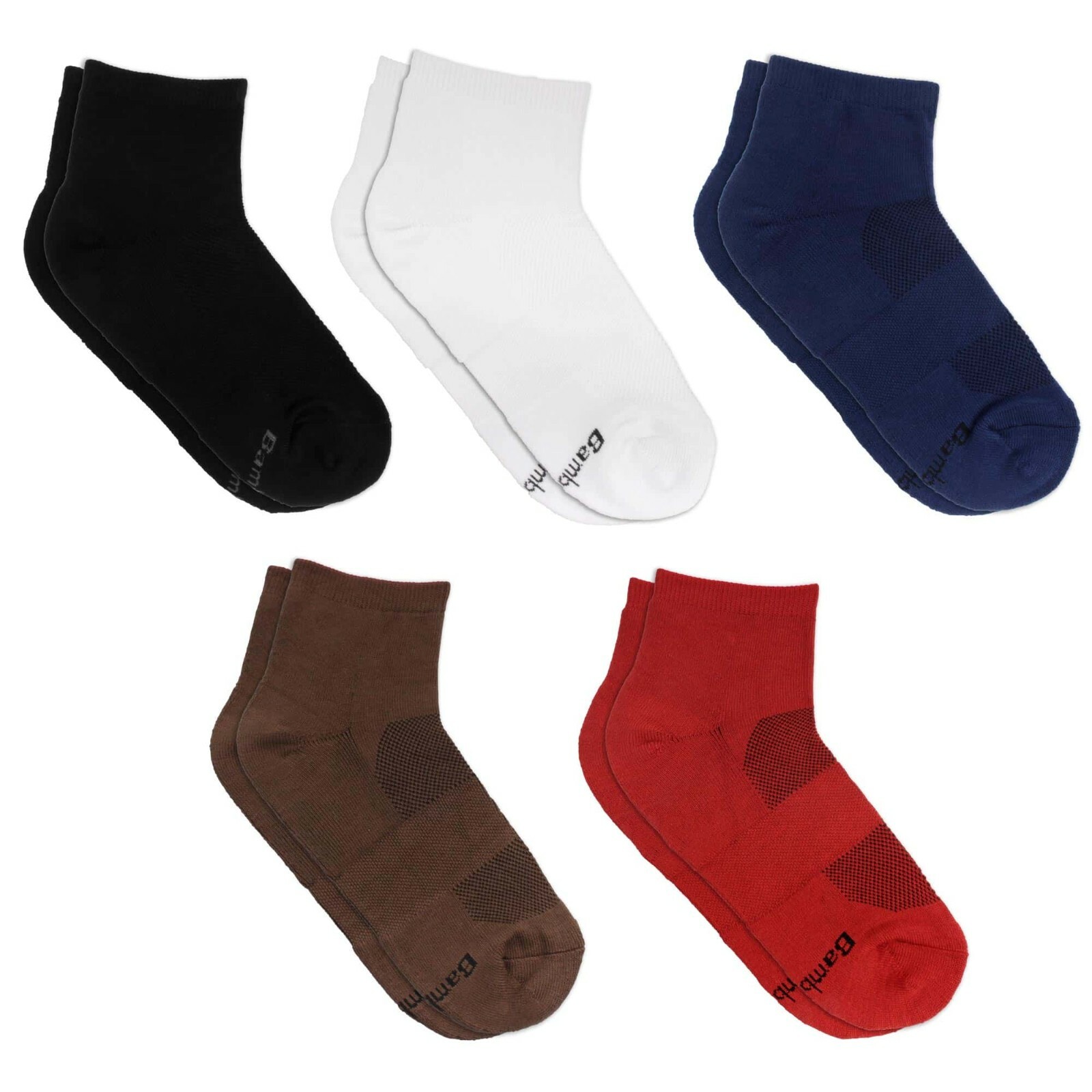 BambooMN Men’s Rayon From Bamboo Quarter Socks For Work, Home & Sport