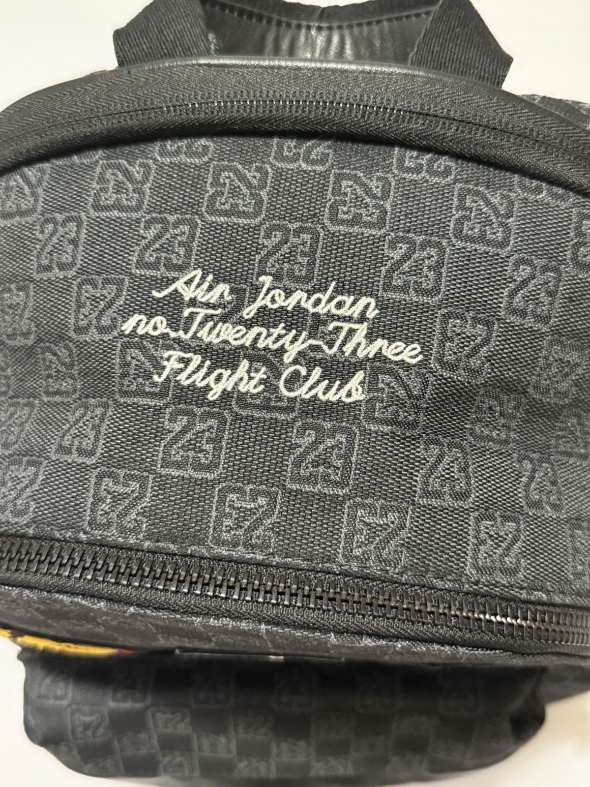 Nike Air Jordan Monogram 20L Black Patch Backpack Bookbag Bag MA9155-023 NEW