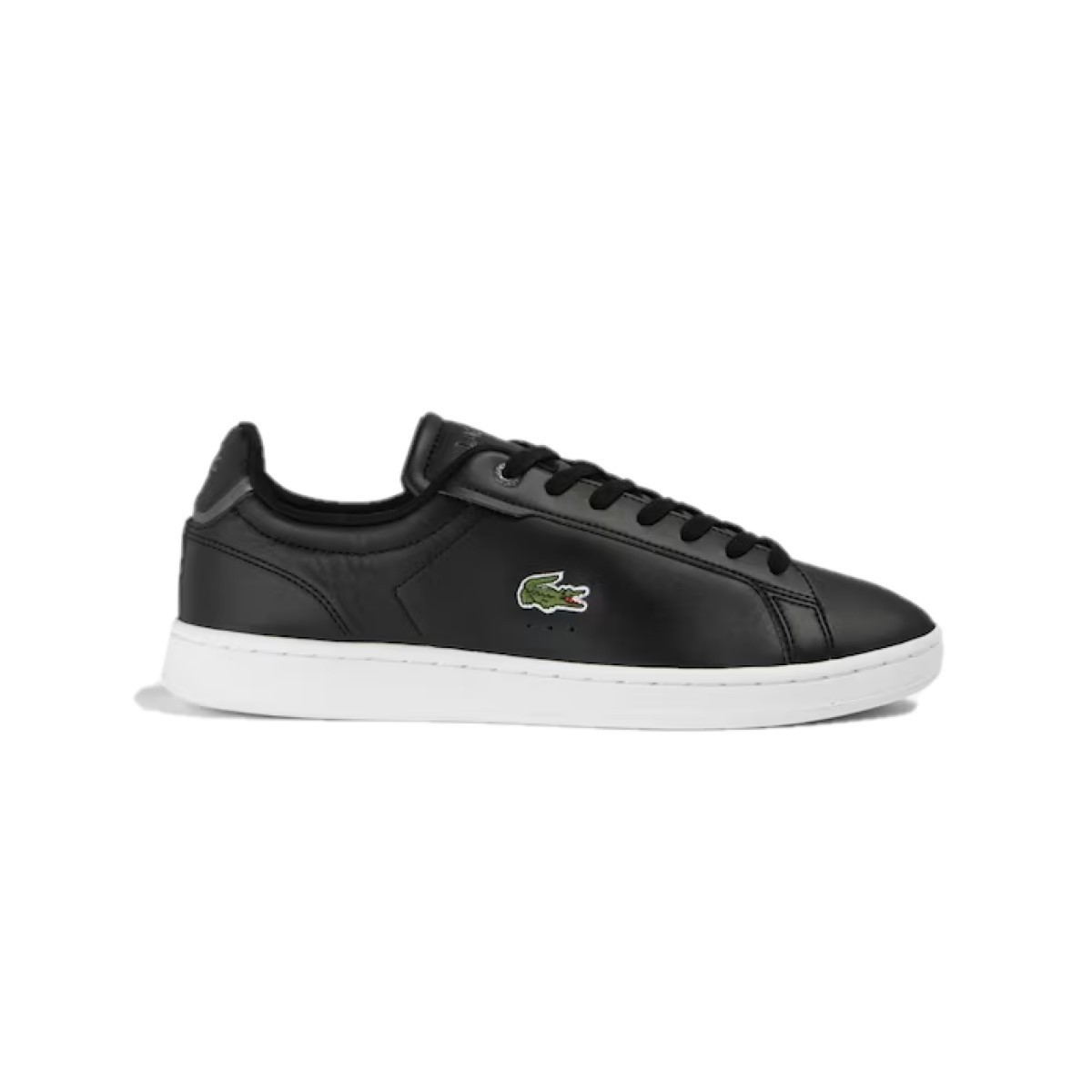 LACOSTE 7-45SMA0110312 – Men’s Carnaby Pro (Medium) Black Leather Lifetsyle Shoe