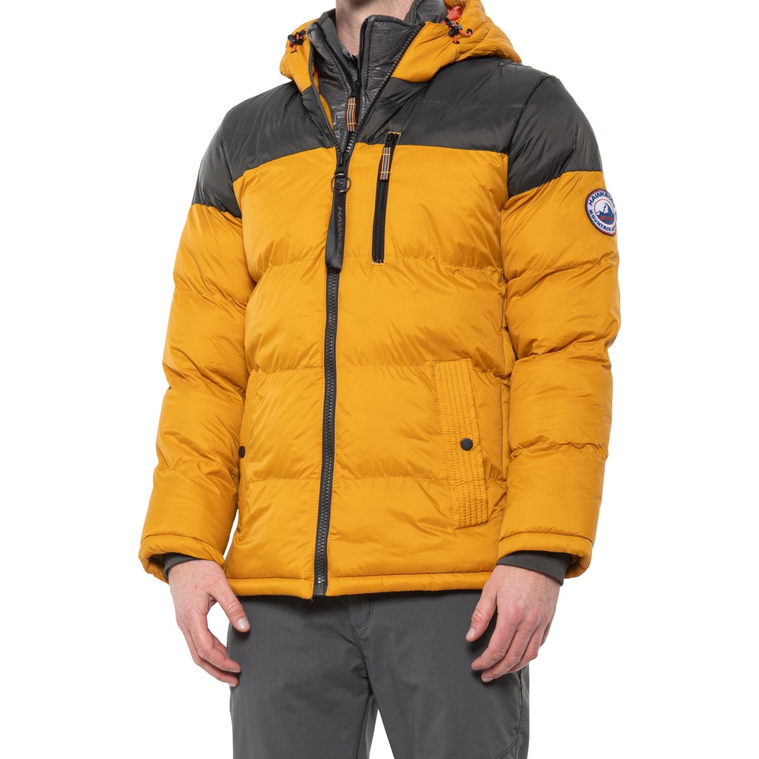 Hawke & Co. Men’s WARM Puffer Jacket Bubble Coat Double Zip Size S-XL 3 color
