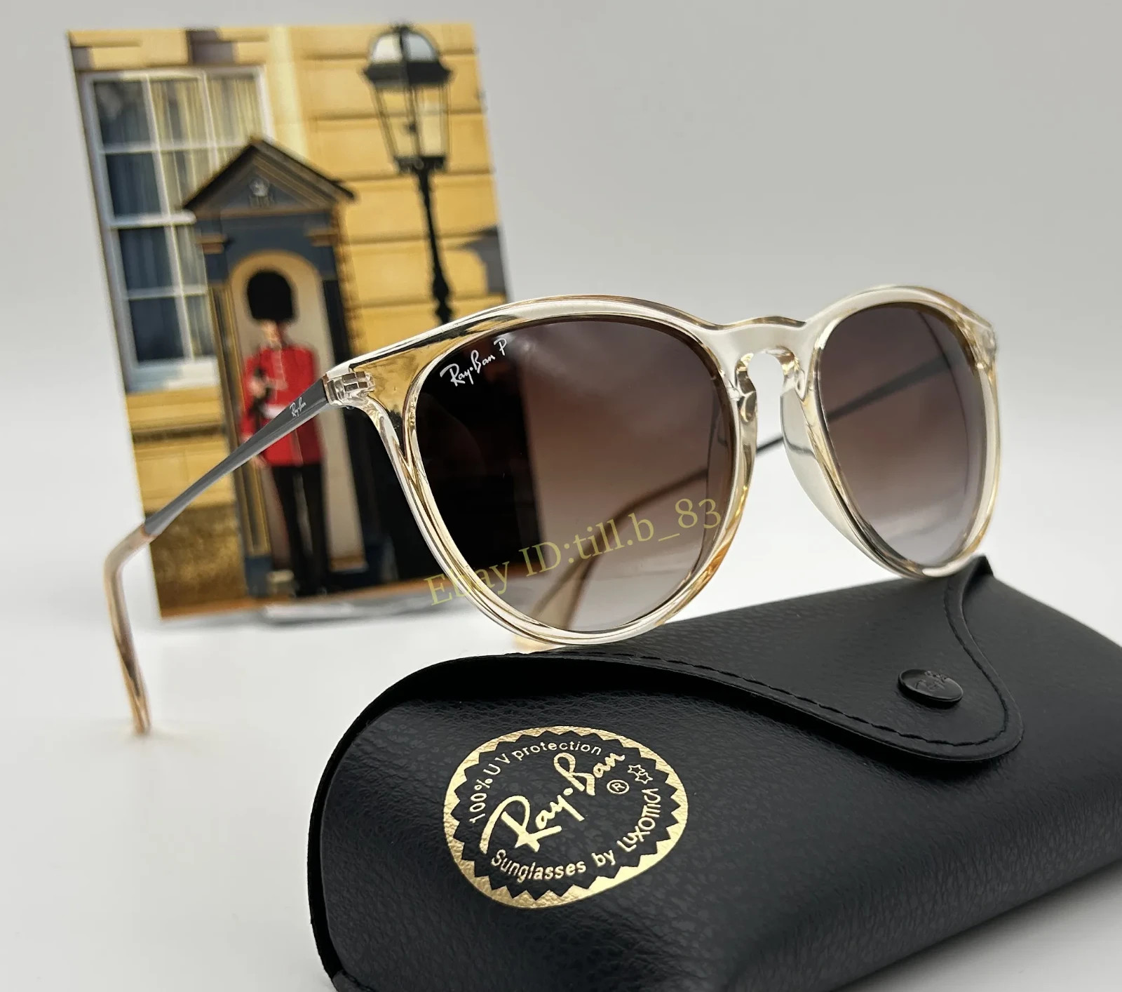 *New* RB4171 Ray-Ban Erika Polarized Sunglasses Brown Gradient UV Protection54mm