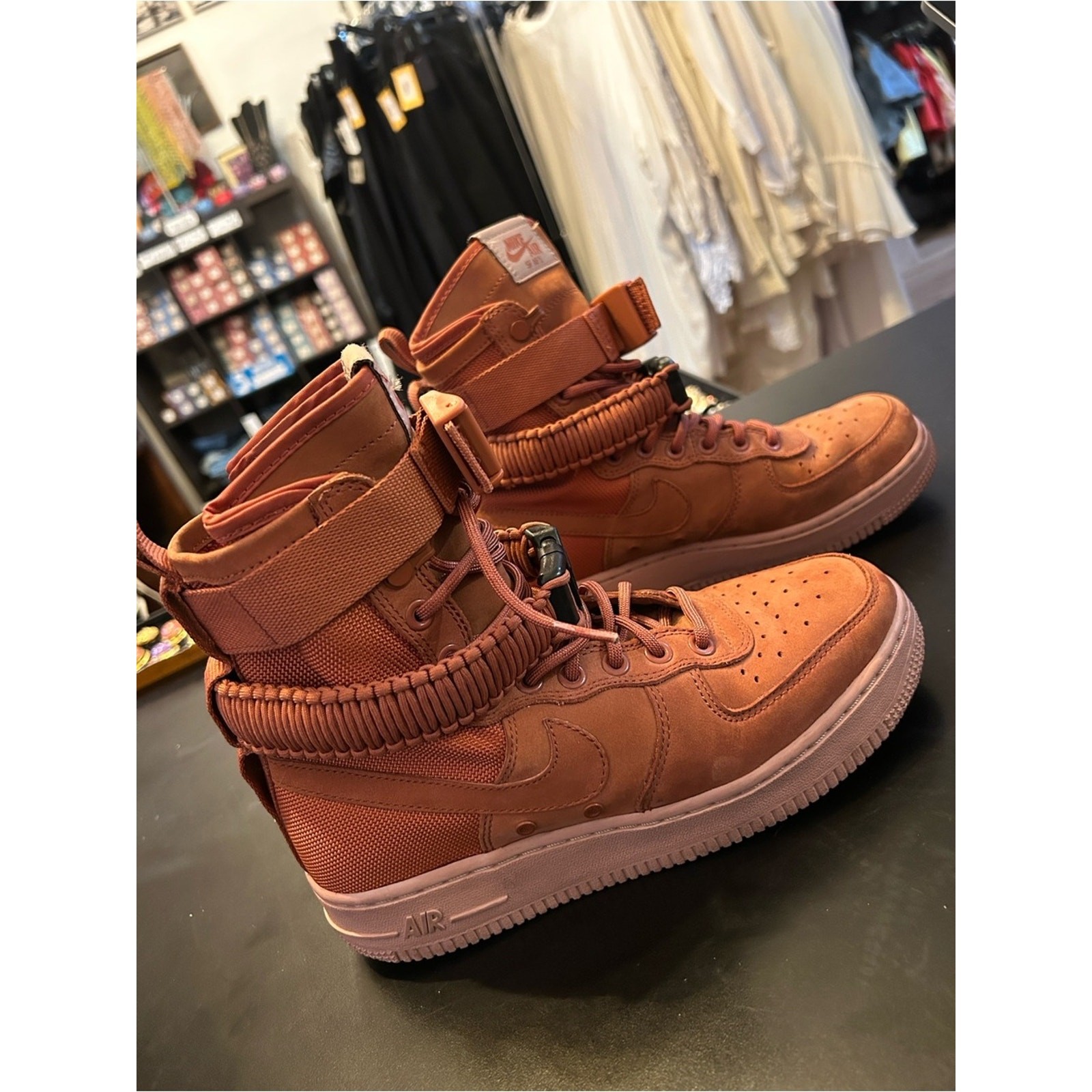 Nike Terracotta High-Top Utility Sneakers