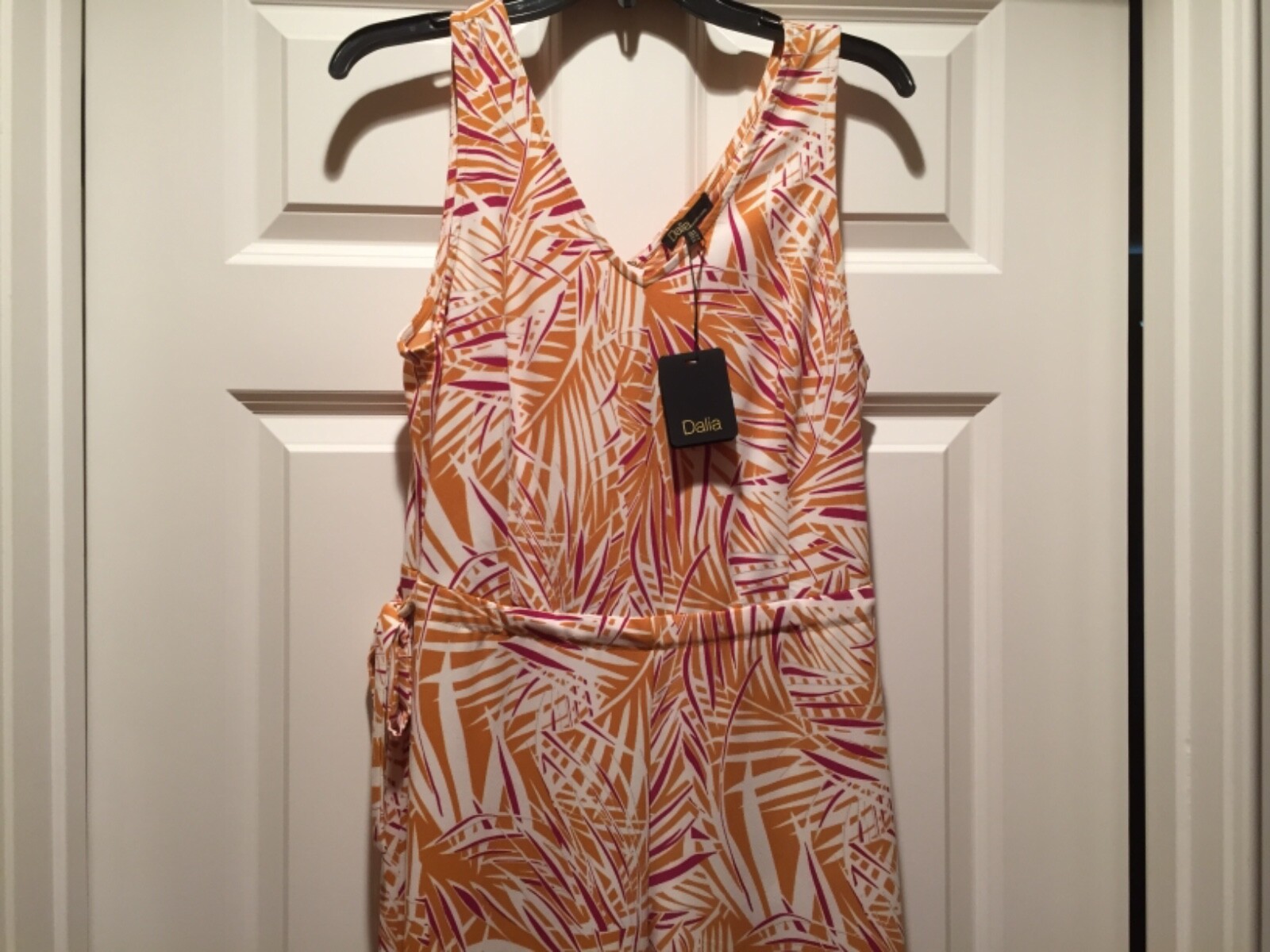 Dalia Size 6 Multicolor Sleeveless Jumpsuit New with Tags