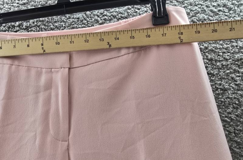 KASPER Plus Size Straight-Leg Pants Women’s 16W Tutu Pink Zip/Hook & Bar Closure