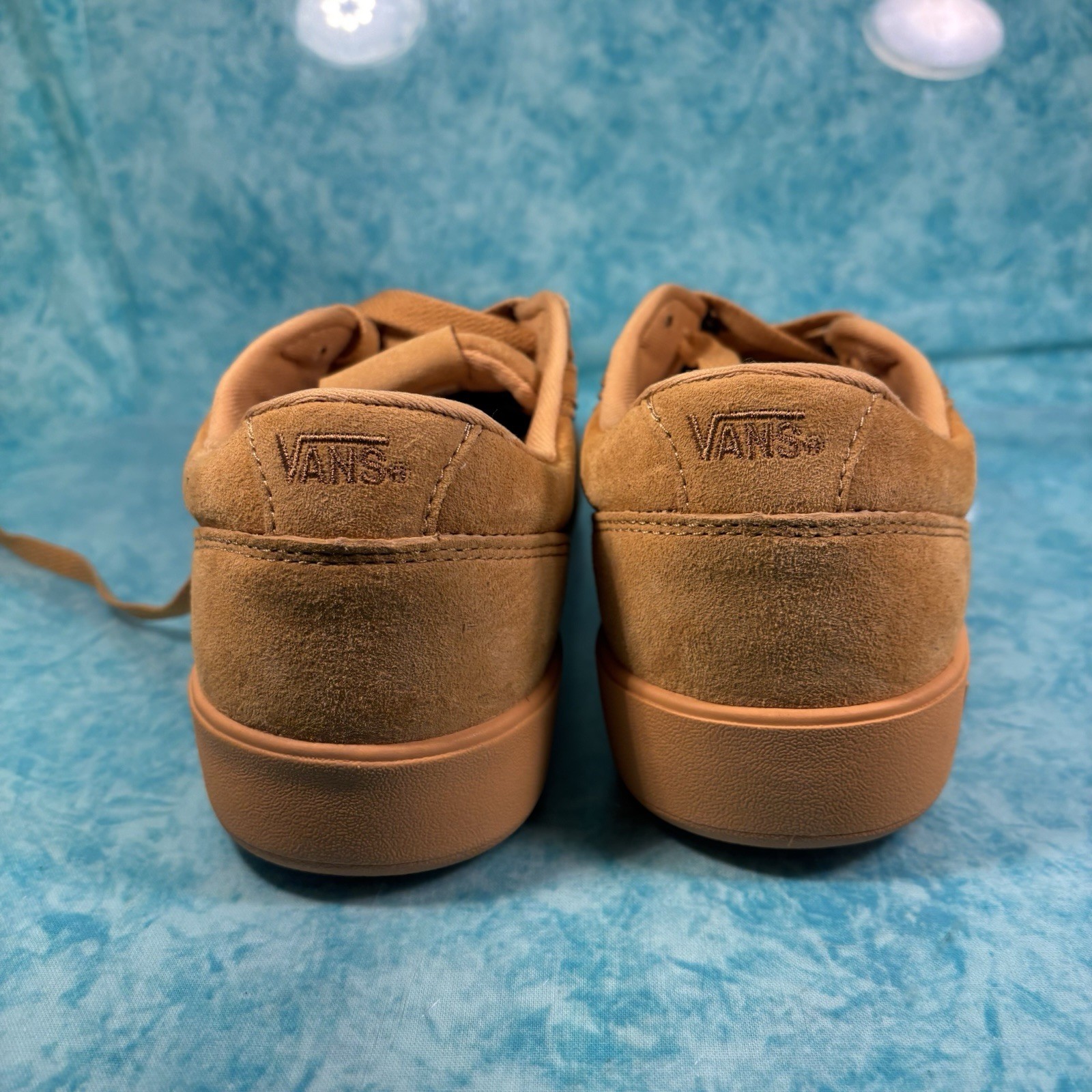 Vans Lowland CC Tan Wheat Men’s Low Top Suede Athletic Shoes Sneakers