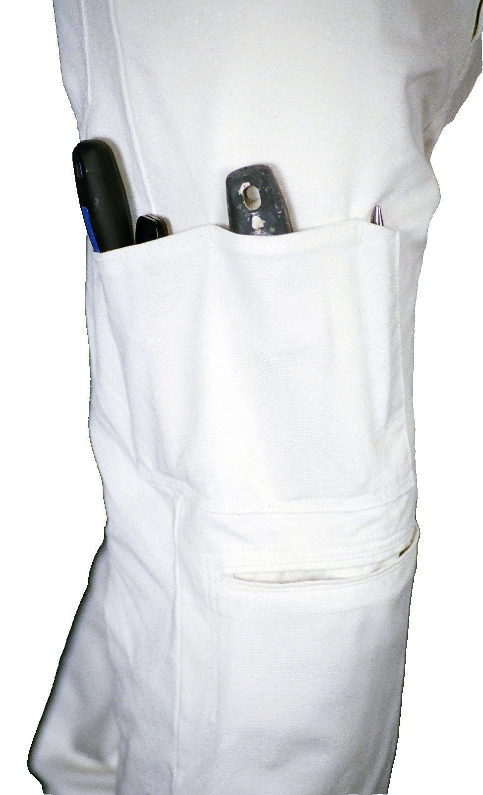 white painters pants